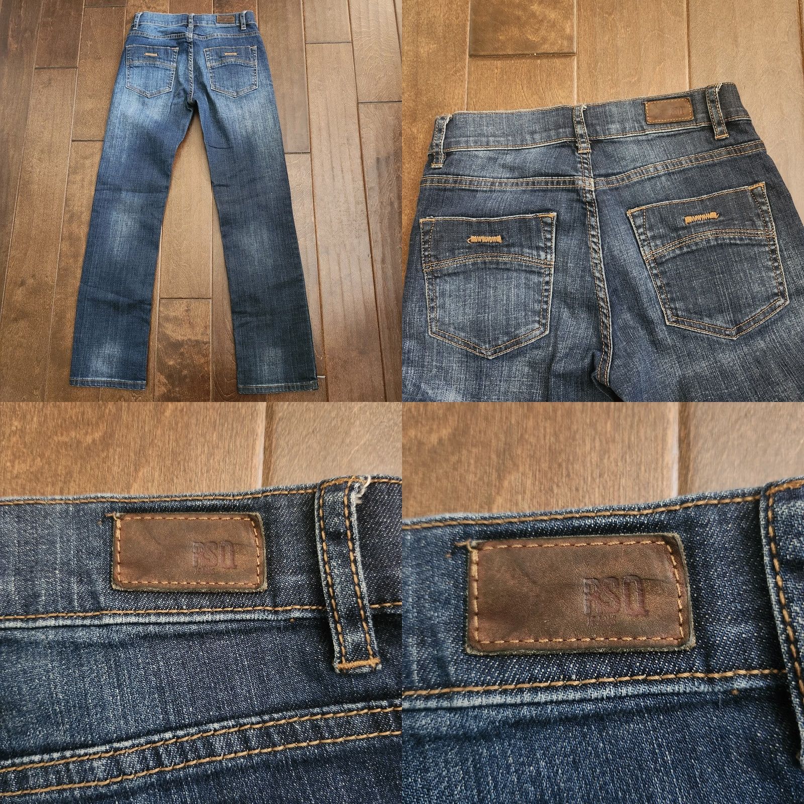 Rsq RSQ Women's JUNIOR London Skinny Denim Jeans - Size 12 - 5-Pocket Black? No Blue? Size 34" / US 12 / IT 48 - 10 Thumbnail
