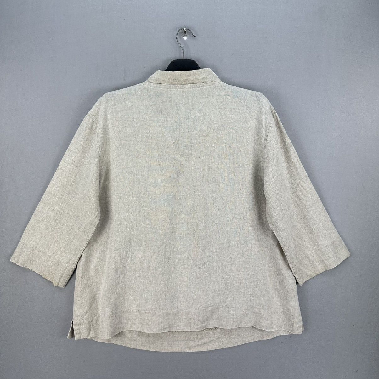 Gianni Valentino Vintage Gianni Lo Giudice Milano Hemp Pullover Jacket Size US M / EU 48-50 / 2 - 4 Thumbnail