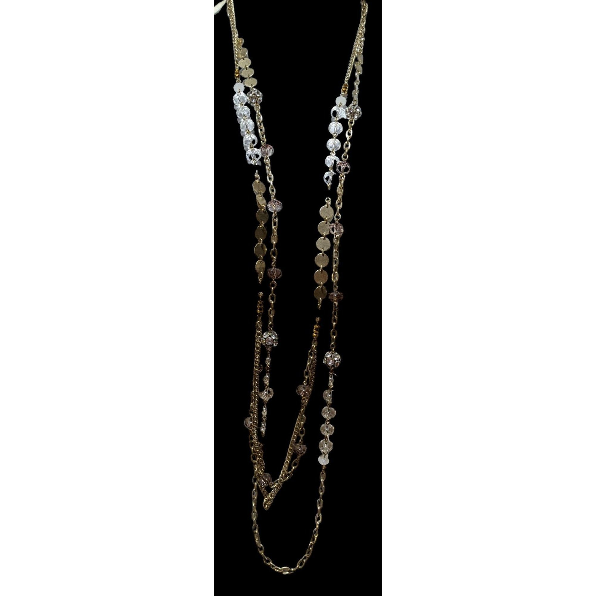 Other Y2K Gold Glam Multilayer Necklace Size ONE SIZE - 1 Thumbnail