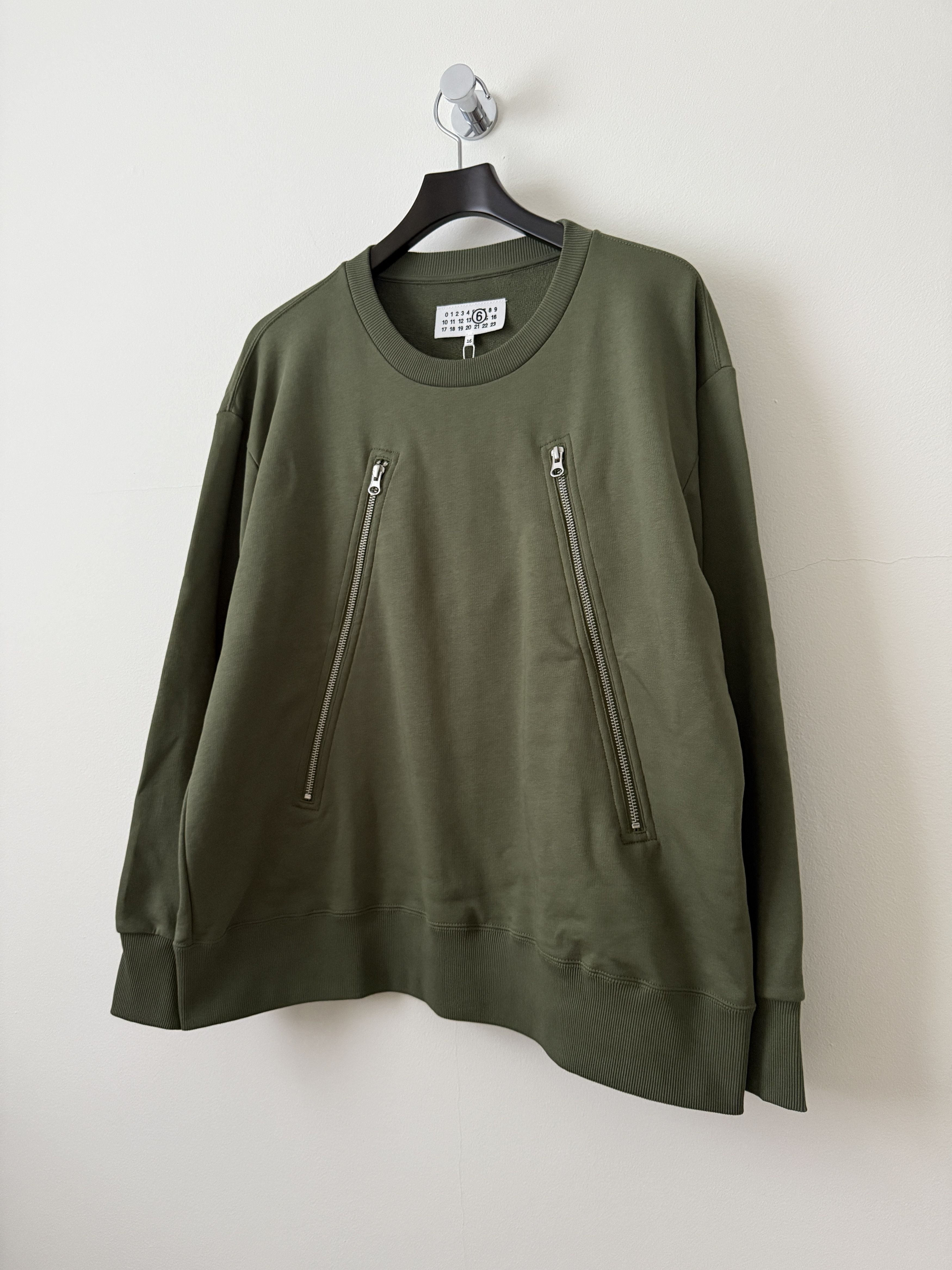 Maison Margiela MM6 5 Zip Crewneck Size US M / EU 48-50 / 2 - 4 Thumbnail