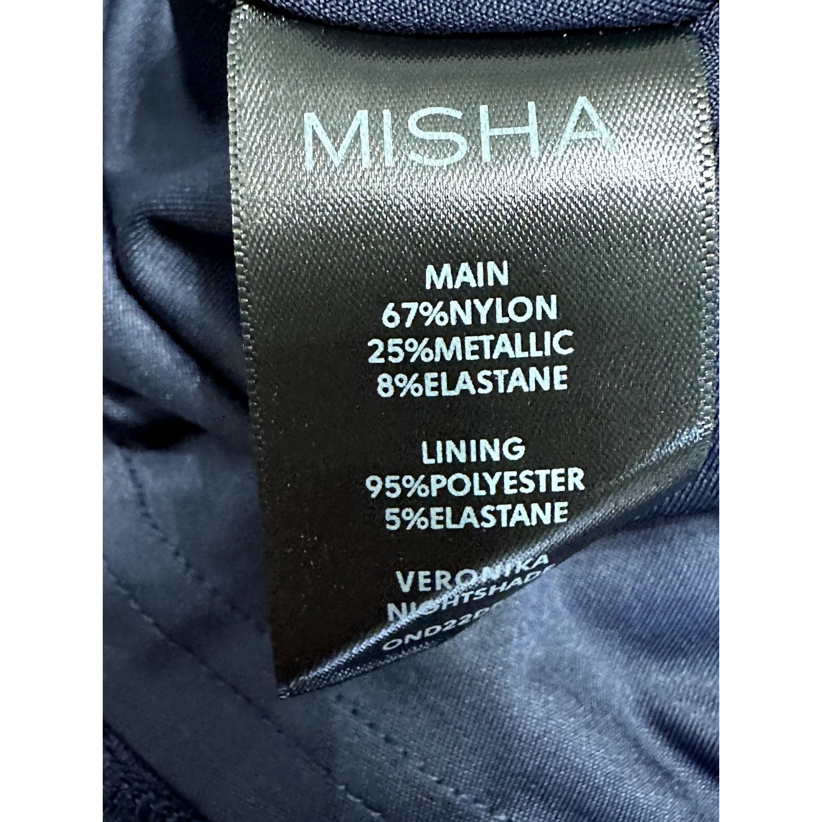 Mishka Misha Marlow Midi Dress Low Back Sleeveless Blue 12 NWOT Size XL / US 12-14 / IT 48-50 - 9 Thumbnail