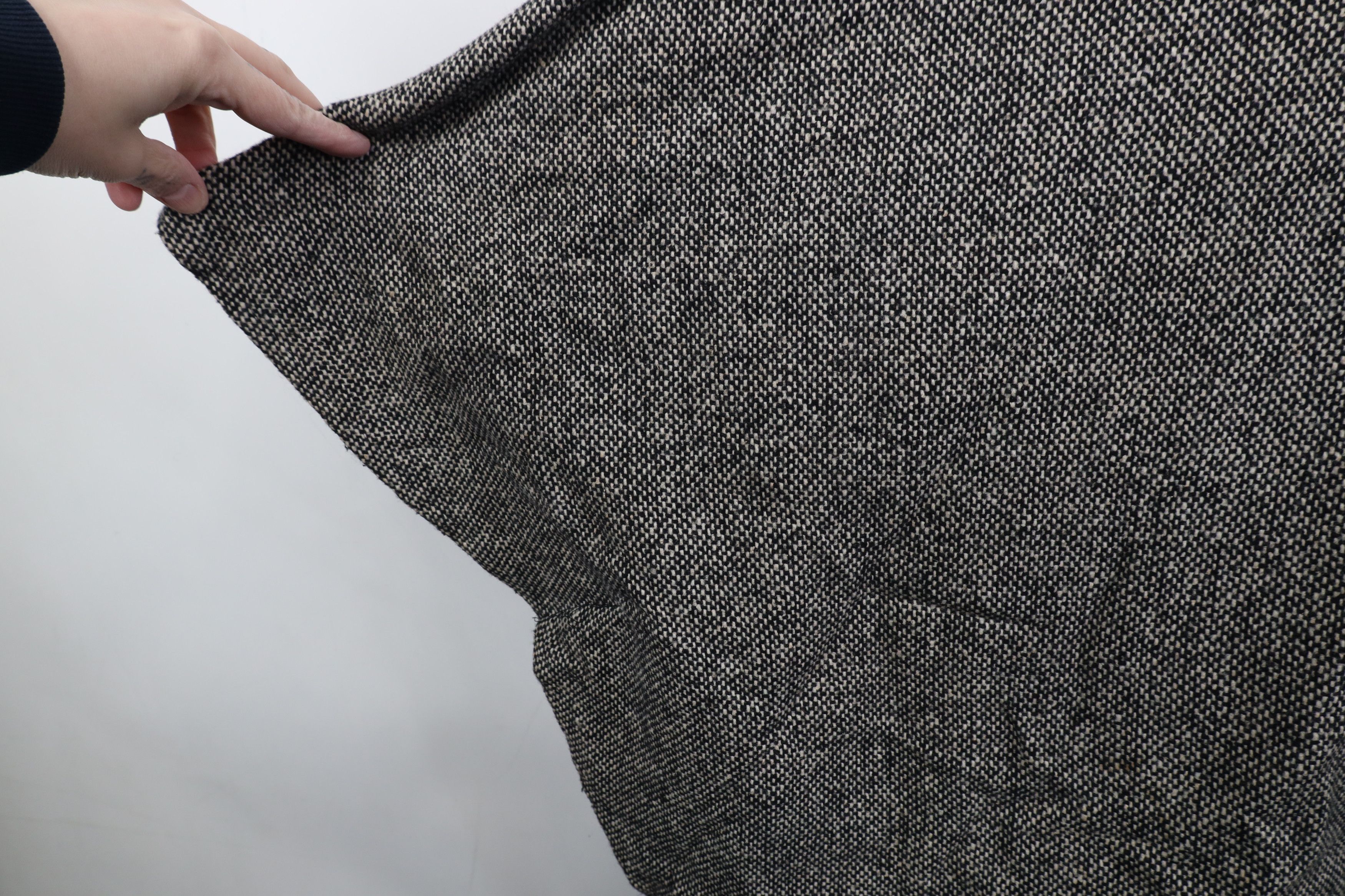 Vintage Vintage 90s Streetwear Wool Tweed Hooded Cape Jacket USA Size ONE SIZE - 6 Thumbnail