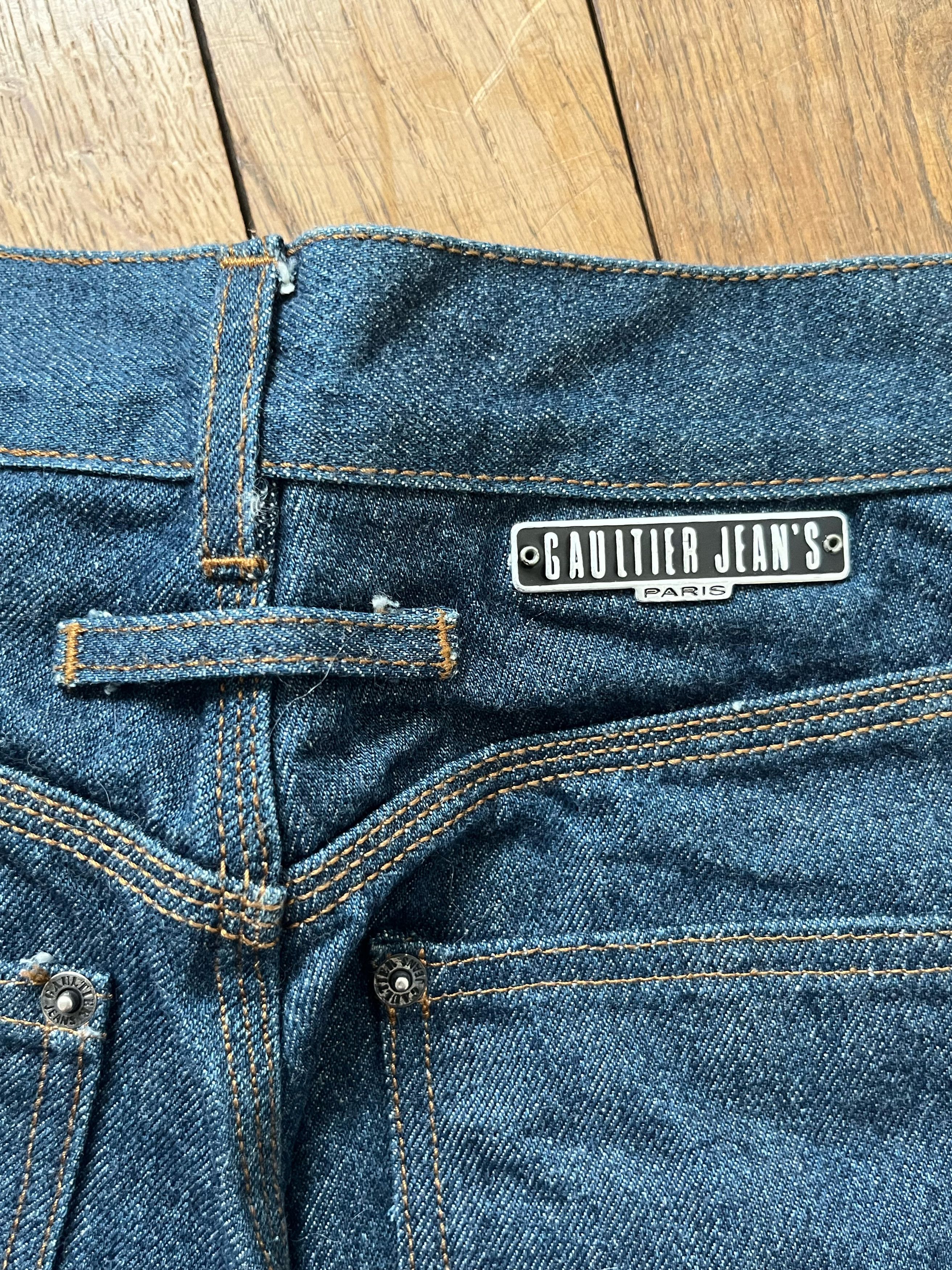 Jean Paul Gaultier Jean Paul Gaultier FW1994 Denim jeans with fur Size 27" / US 4 / IT 40 - 5 Thumbnail