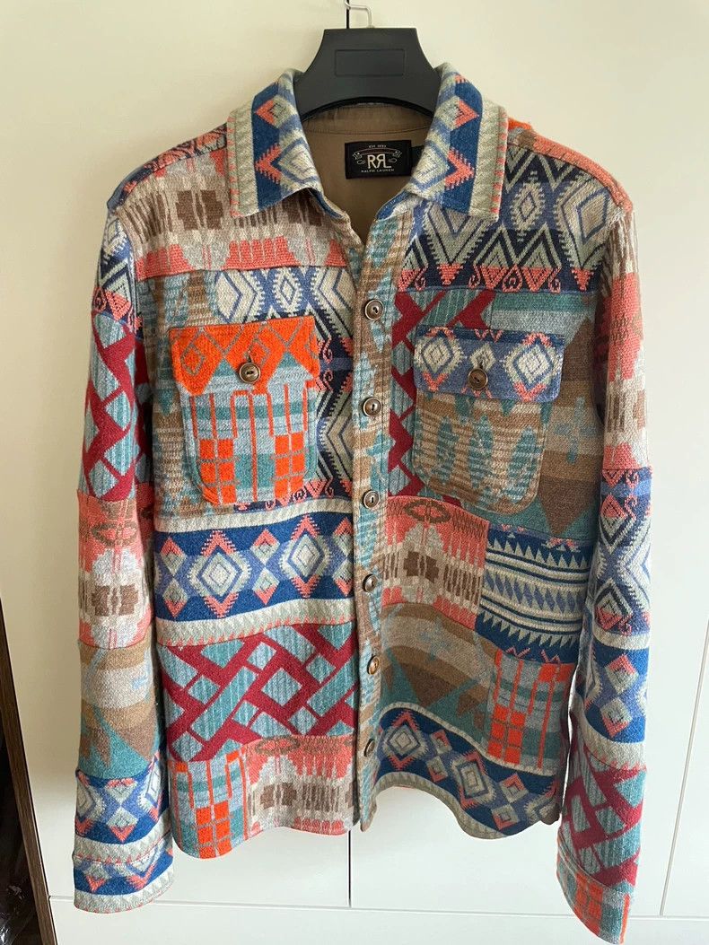 RRL Ralph Lauren RRL Ralph Lauren Autumn and winter Baijia fabric wool shir Size US S / EU 44-46 / 1 - 1 Thumbnail