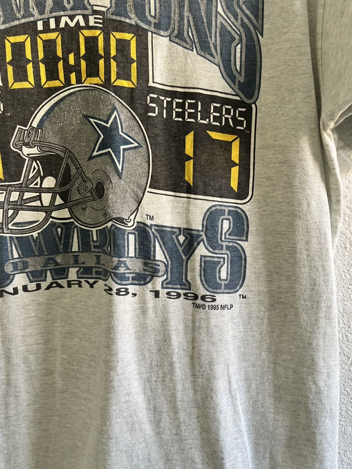 Fruit Of The Loom Vintage Dallas Cowboys Superbowl 1996 Size US L / EU 52-54 / 3 - 3 Thumbnail