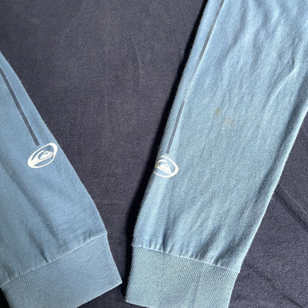 Quiksilver Vintage 90s Quiksilver Long Sleeves Fades Tshirt Size US L / EU 52-54 / 3 - 11 Thumbnail