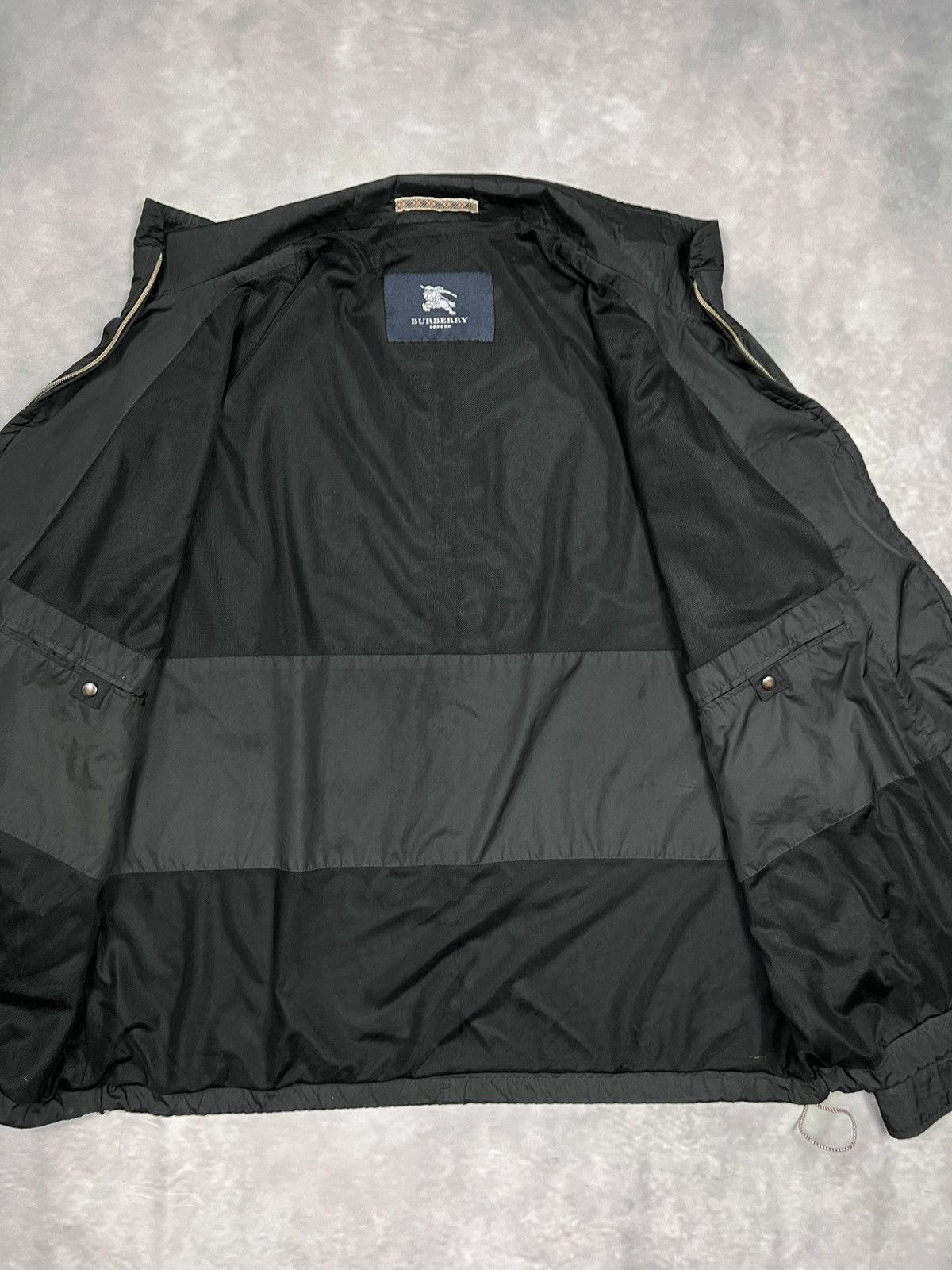 Burberry Prorsum Vtg Burberry London Men’s Black Jacket Windbreaker Size L/XL Size US L / EU 52-54 / 3 - 4 Thumbnail