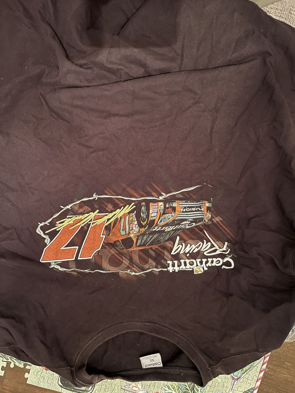 Carhartt × NASCAR × Vintage Vintage Carhartt Racing Tee Size US XL / EU 56 / 4 - 2 Thumbnail