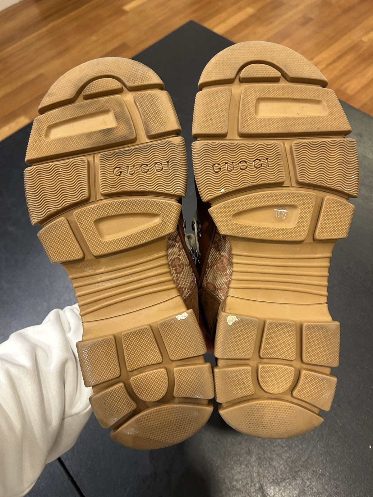 Gucci Gucci Flashtrek Boots Brown Suede Size US 10.5 / EU 43-44 - 7 Thumbnail