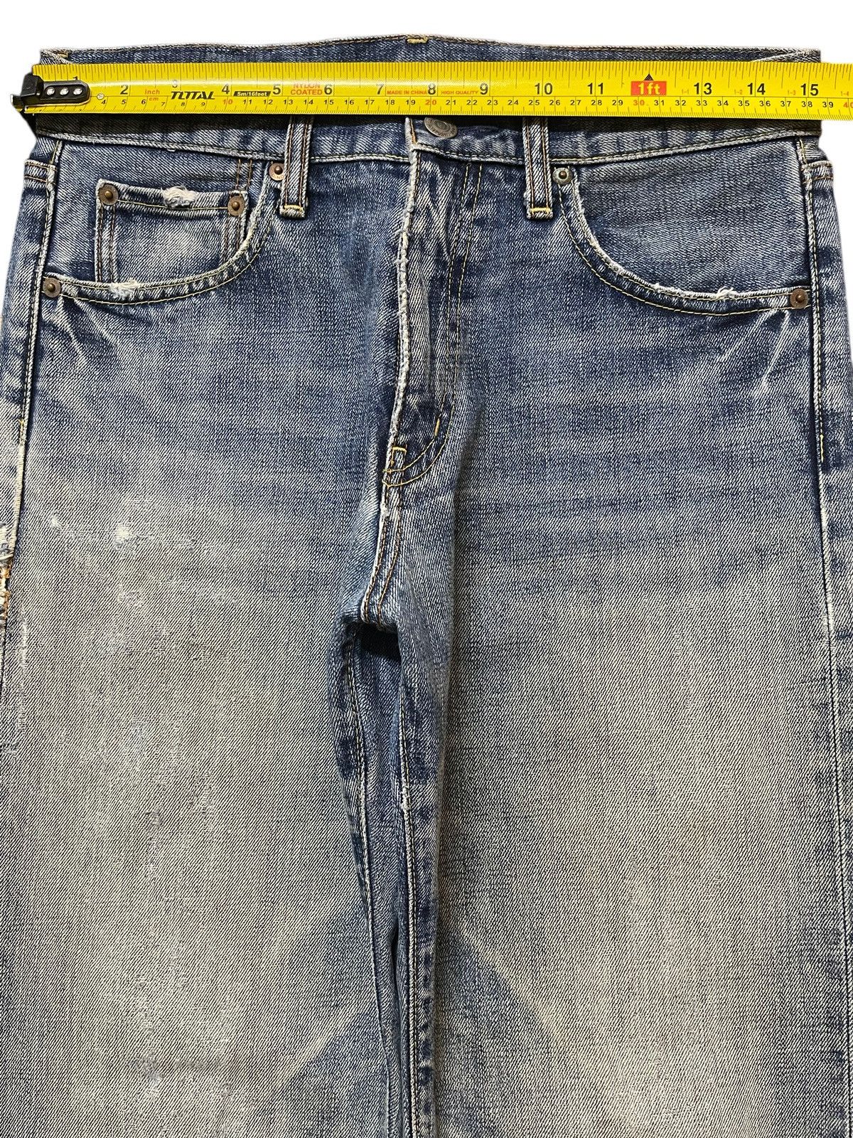 Uniqlo Vintage Japanese Uniqlo Stone Wash Distress Style Jeans Size US 30 / EU 46 - 11 Thumbnail