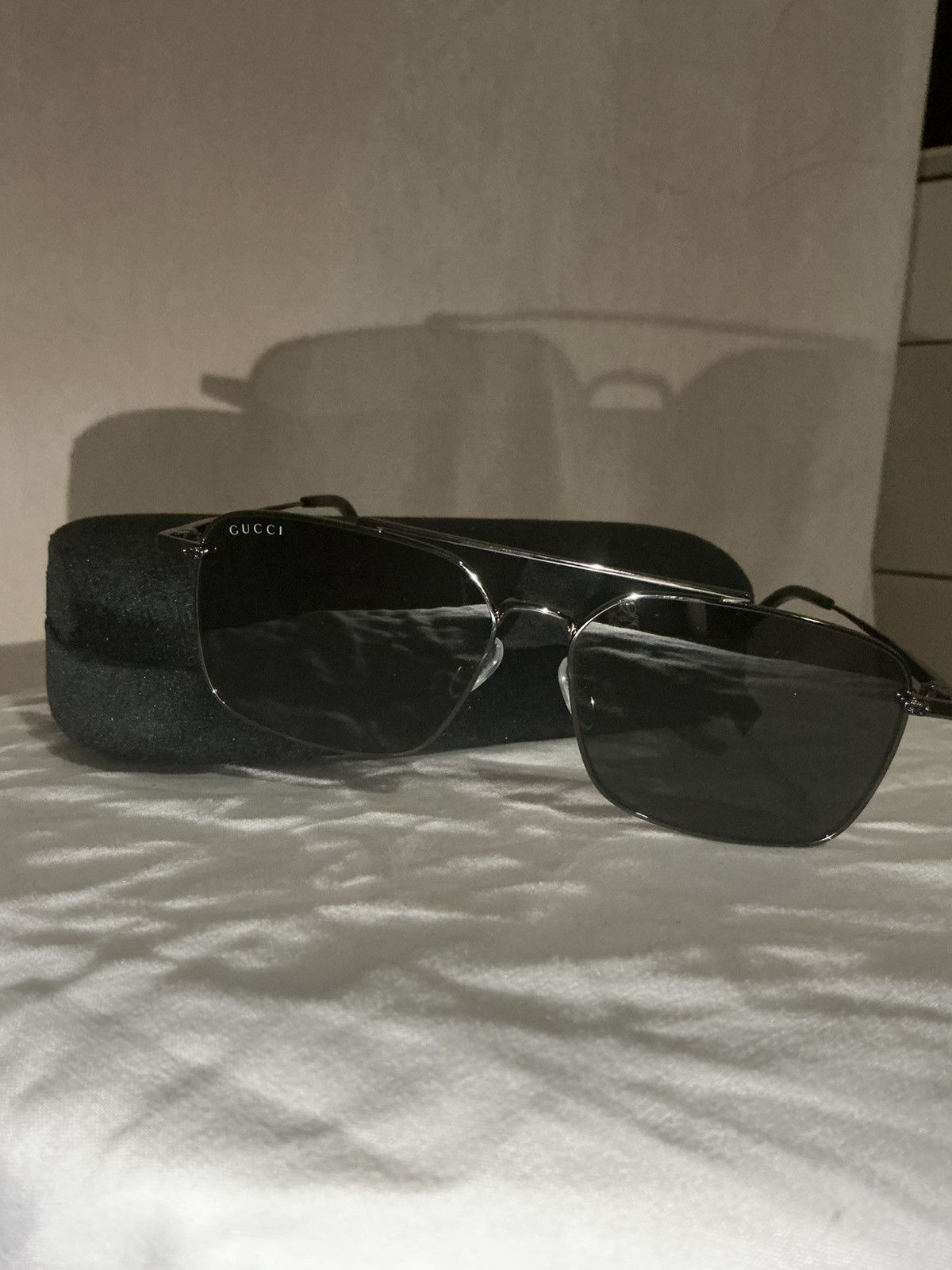 Gucci Gucci black aviator Size ONE SIZE - 2 Thumbnail