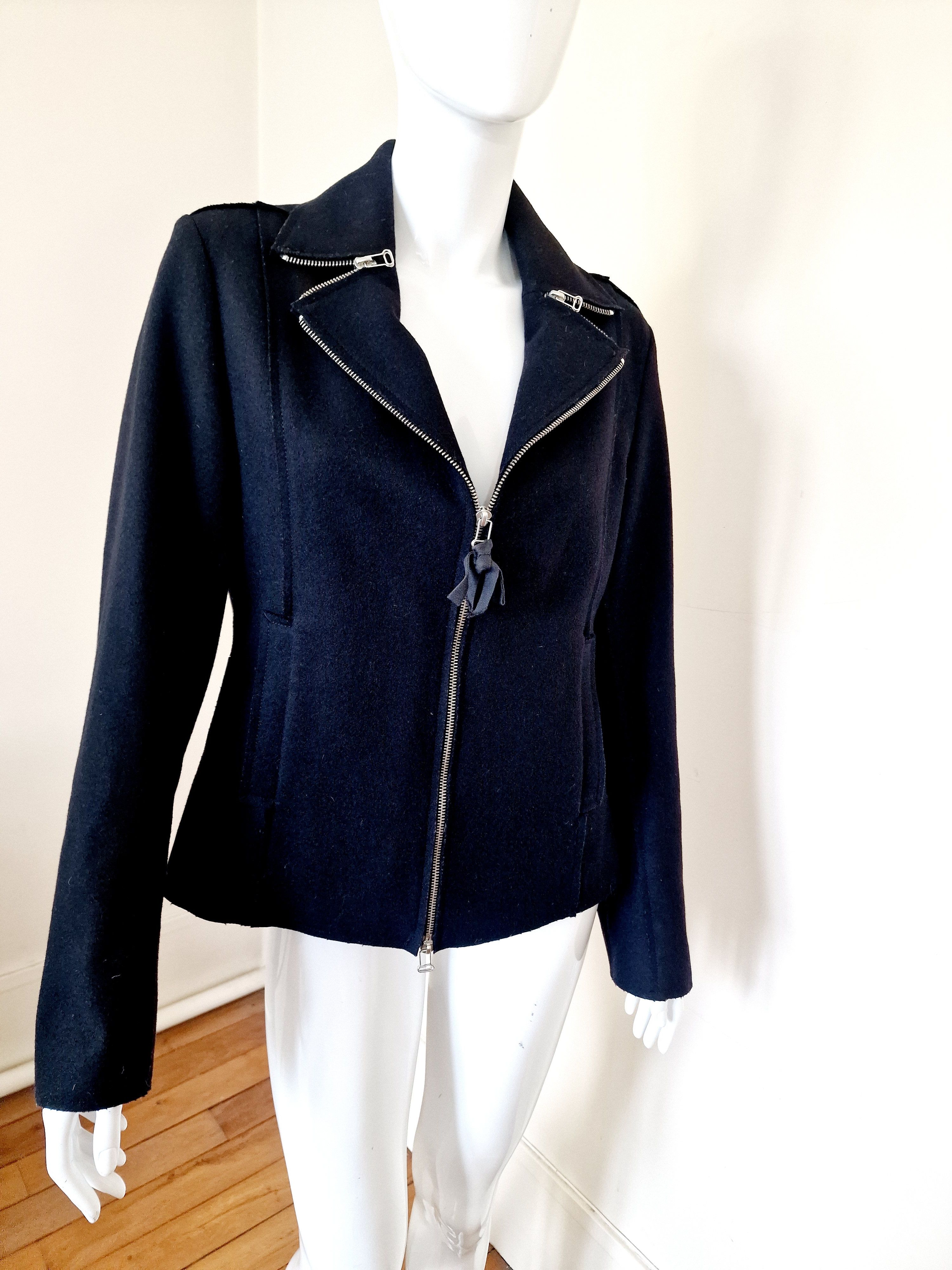 Maison Margiela Martin Maison Margiela F/W 2006 Zipper Zip Wool Jacket Size M / US 6-8 / IT 42-44 - 9 Thumbnail