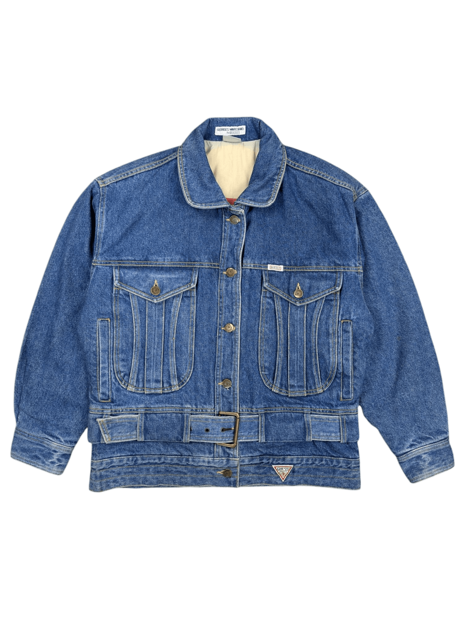 Georges Marciano Vintage 90s Georges Marciano By Guess Denim Jacket Size US M / EU 48-50 / 2 - 10 Thumbnail