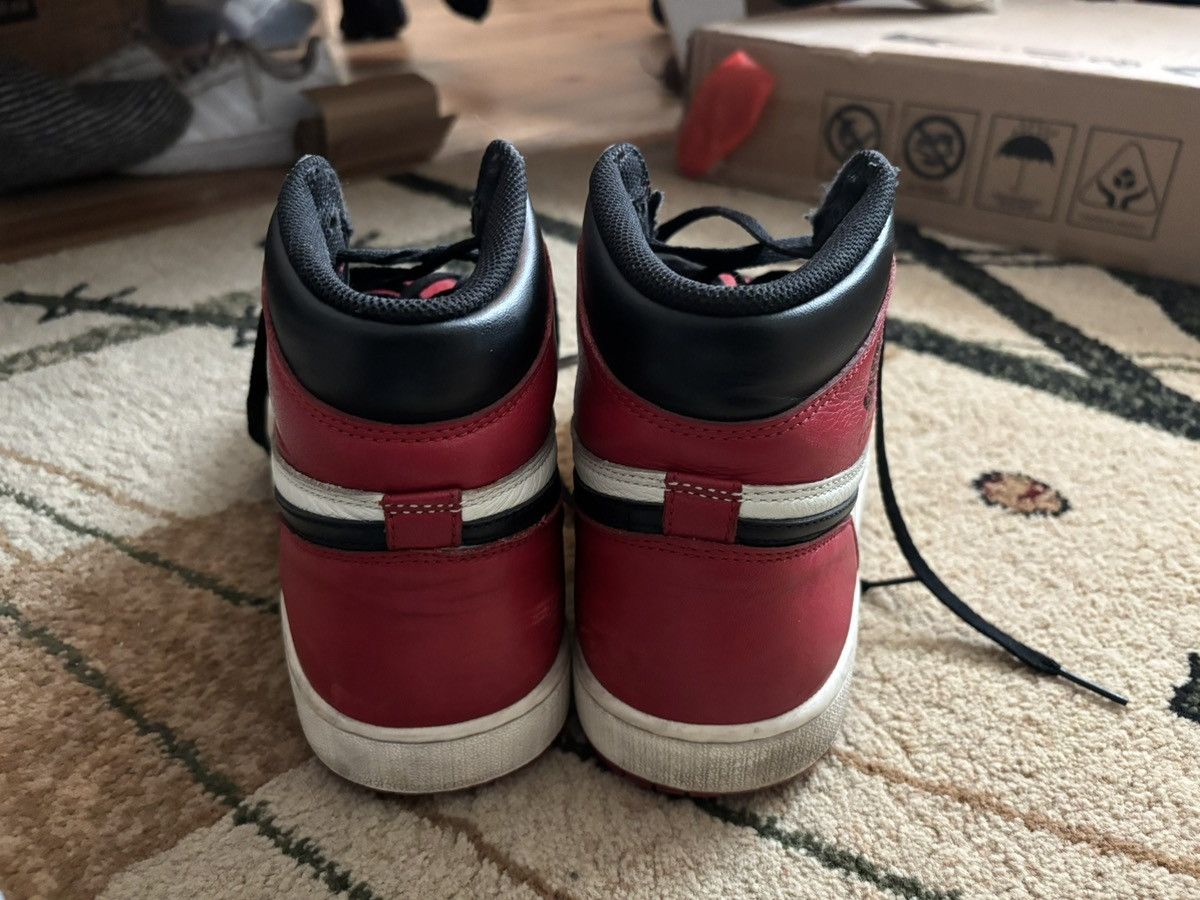 Nike Nike Jordan 1 Bred Toe High-tops Size US 11 / EU 44 - 4 Thumbnail