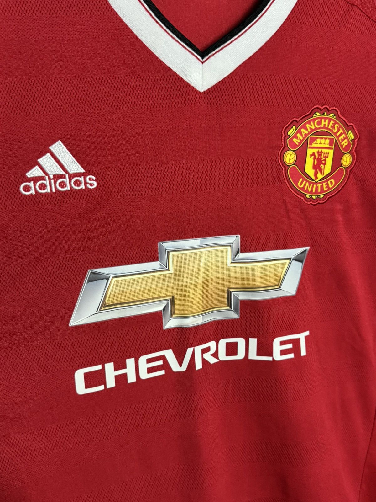 Adidas Manchester United 15/16 Home Football Long Sleeve Jersey Size US XL / EU 56 / 4 - 3 Thumbnail
