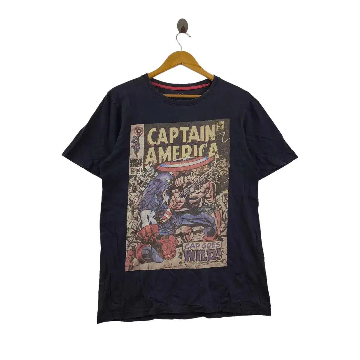 Marvel Comics Vintage CAPTAIN AMERICA Cap Goes Wild Marvel Comics Size US M / EU 48-50 / 2 - 1 Thumbnail