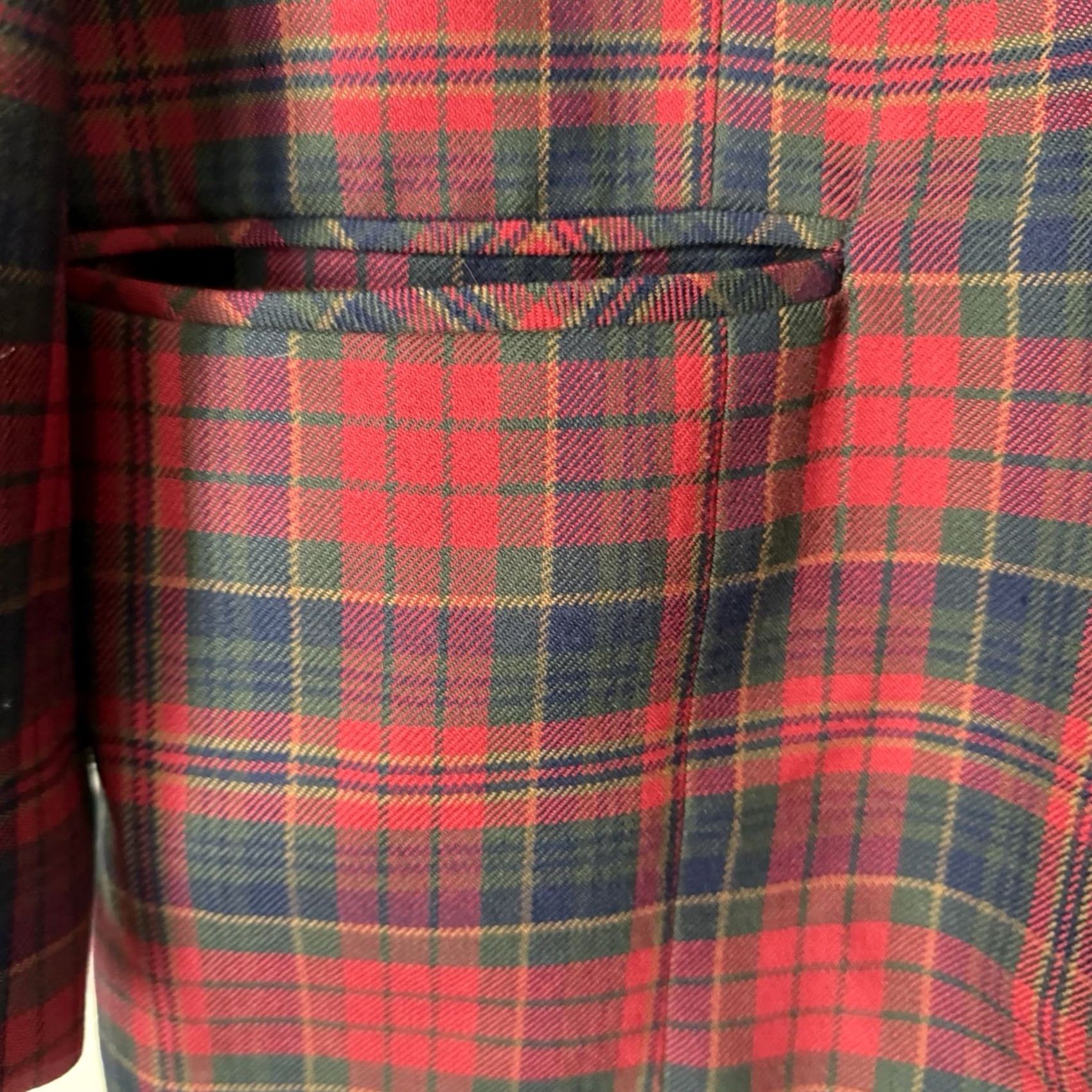 Pendleton VTG Pendleton Blazer Jacket Womens Size 16 Red/Blue/Green Plaid Wool 90s USA Size XXL / US 16-18 / IT 52-54 - 5 Thumbnail