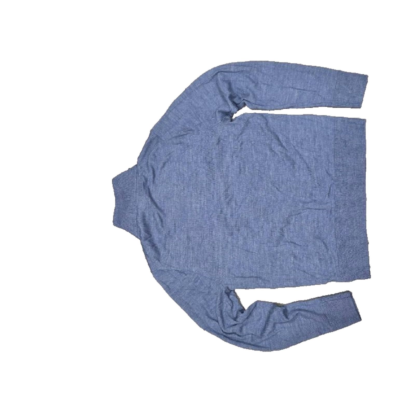 J.Crew J.Crew Blue 1/4 Zip Merino Neck Pullover Small A003327 Size S / US 4 / IT 40 - 11 Thumbnail