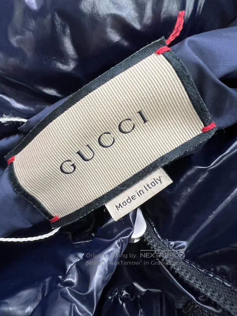 Gucci Gucci Dark blue shiny down jacket Size US S / EU 44-46 / 1 - 4 Thumbnail