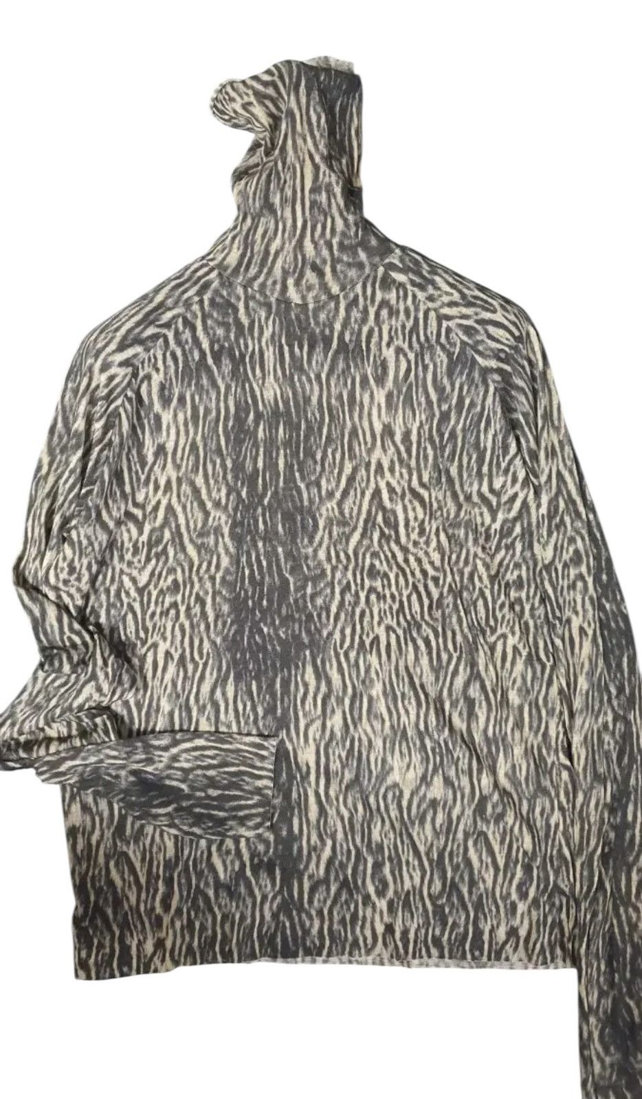 Haider Ackermann Haider Ackermann Tiger Pattern See-Through Long Sleeve Size US L / EU 52-54 / 3 - 4 Thumbnail