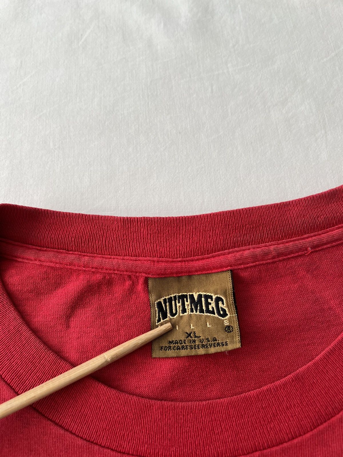 NBA Vintage 90s Chicago Bulls NBA Basketball Nutmeg Red T-shirt Size US XL / EU 56 / 4 - 18 Thumbnail