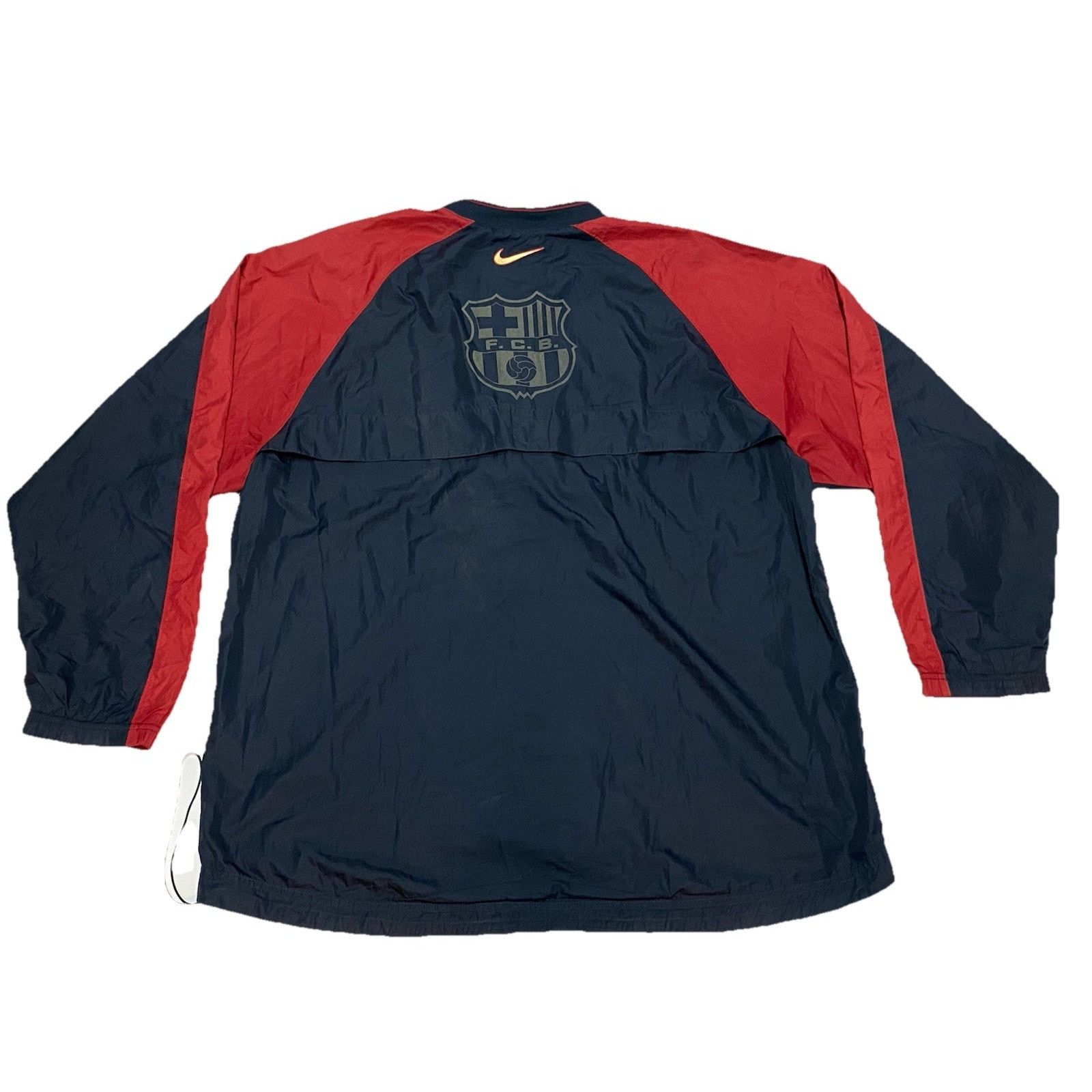 Nike Vtg Barcelona Training Top Jacket Raincoat 1990's Nike Sz XL Size US XL / EU 56 / 4 - 7 Thumbnail