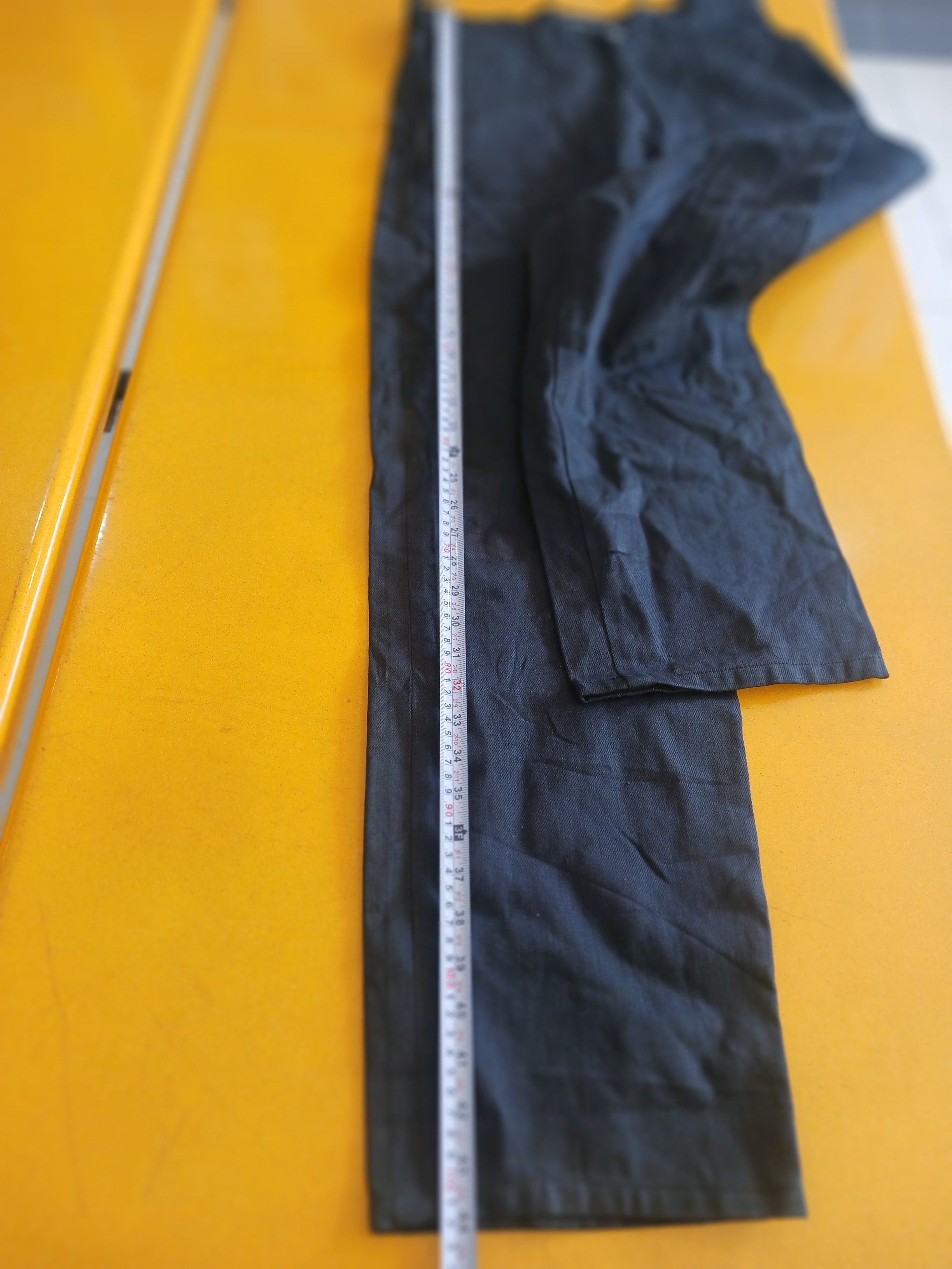 Designer RARE LQ. By Yohji Yamamoto Works & Friends Denim Pants Size US 34 / EU 50 - 11 Thumbnail