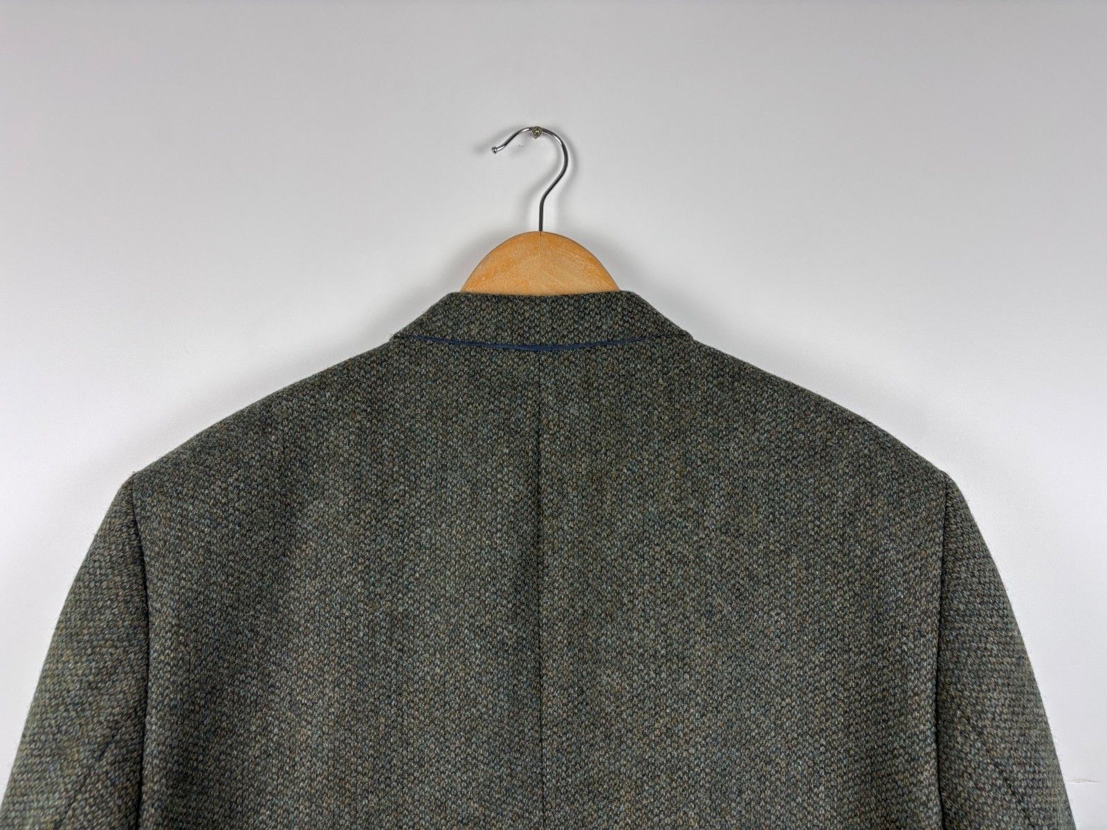 Marks & Spencer Marks & Spencer Moon Tweed Wool Blazer Dark Green Size 46L Size 46L - 5 Thumbnail