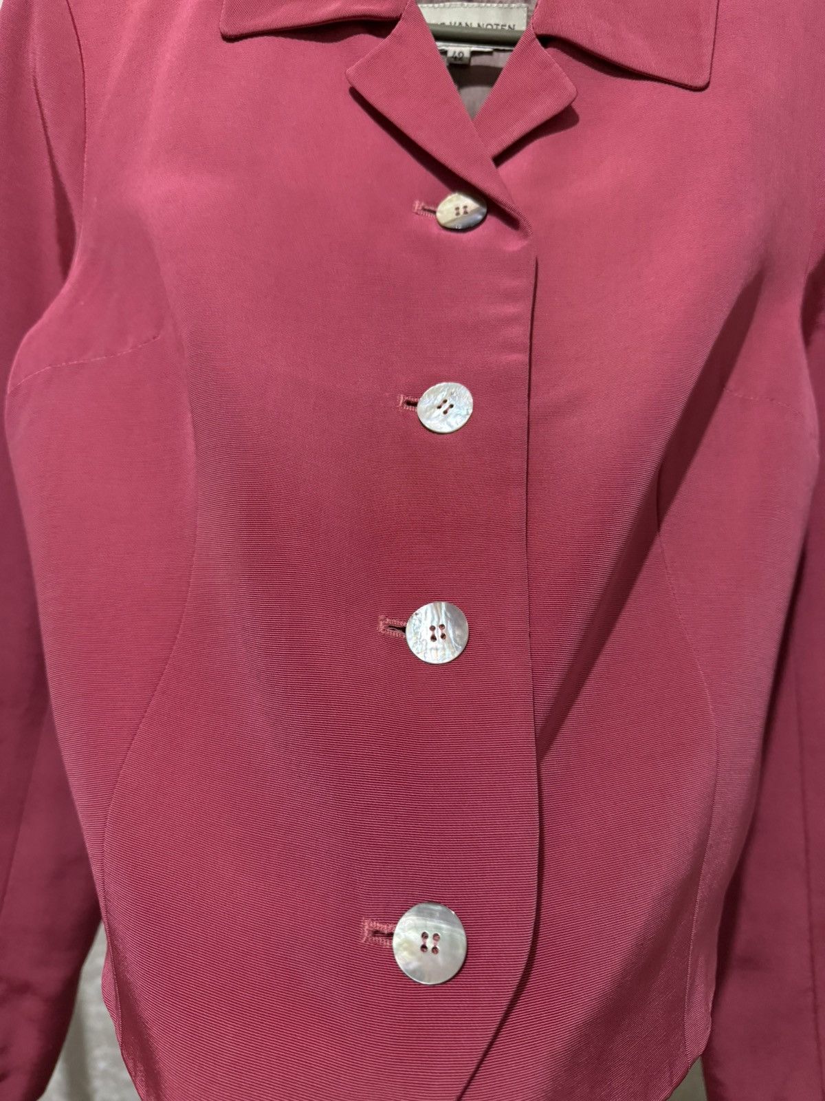 Dries Van Noten DRIES VAN NOTEN BLAZER WOOMEN’S PINK 4 BUTTONS SUIT LUXURY Size M / US 6-8 / IT 42-44 - 6 Thumbnail