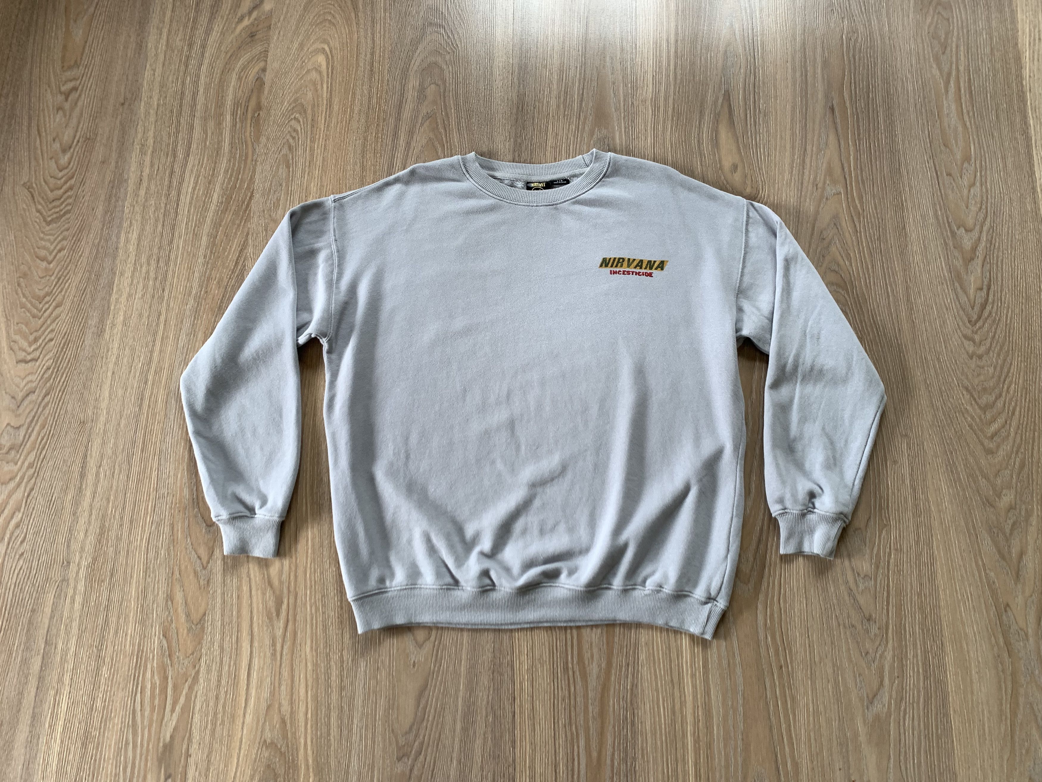 Band Tees × Nirvana Nirvana Isecticide Cotton Printed Sweatshirt Size US L / EU 52-54 / 3 - 1 Thumbnail