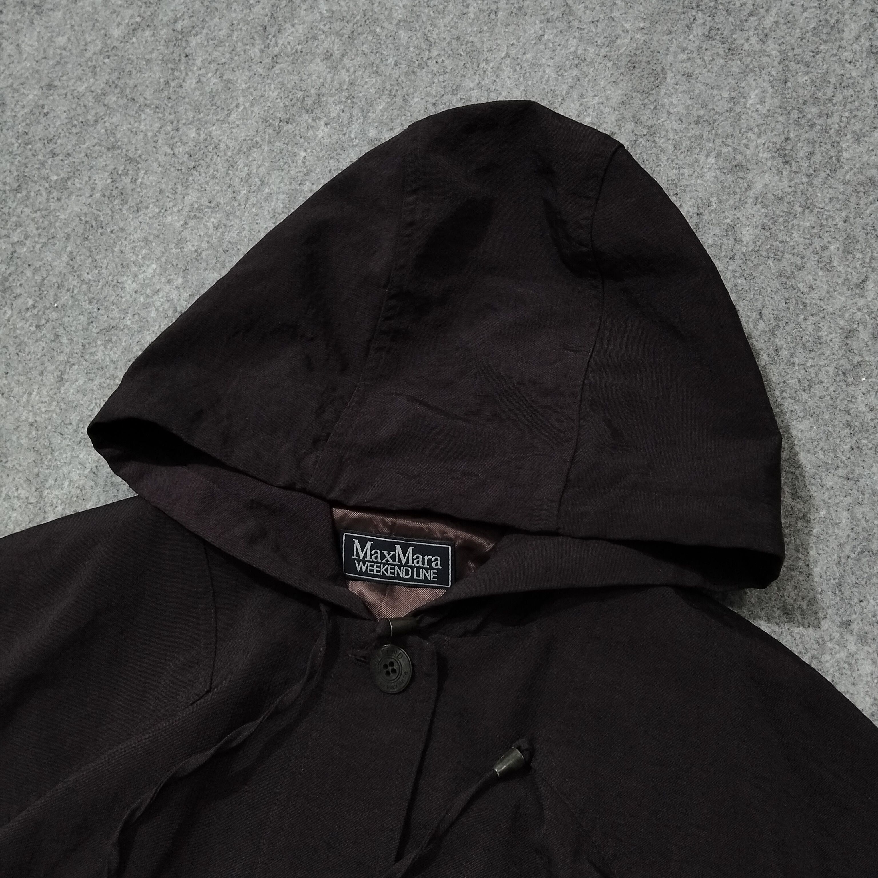 Max Mara × Weekend Max Mara 🔥 Max Mara Weekend Line Hooded Jacket 🔥 Size XL / US 12-14 / IT 48-50 - 6 Thumbnail