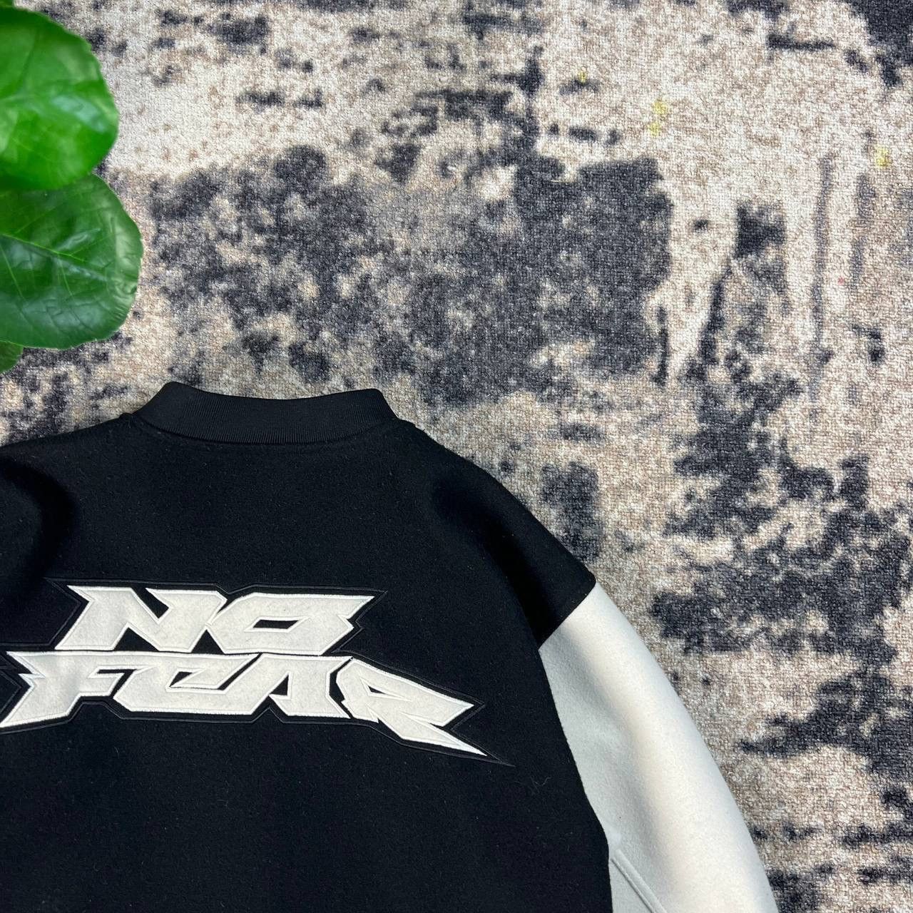 No Fear No fear x H&M Big Embroidered Logo Varsity Bomber Jacket Size US M / EU 48-50 / 2 - 3 Thumbnail