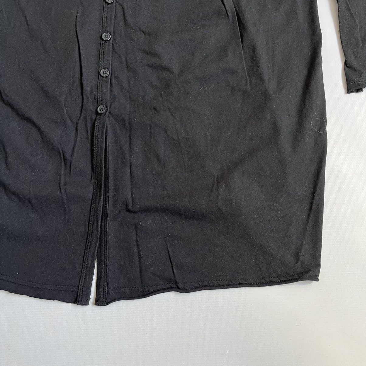 Rundholz RUNDHOLZ Black Label Button Up Black Cotton Dress Size L / US 10 / IT 46 - 5 Thumbnail