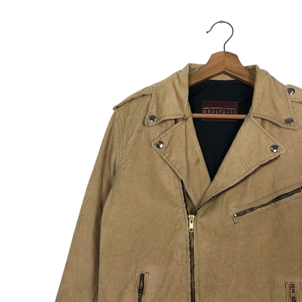 Japanese Brand 🔥VINTAGE BIKER JACKET DOUBLE COLLAR NORDSTORM ISSEY MIYAKE Size US M / EU 48-50 / 2 - 9 Thumbnail