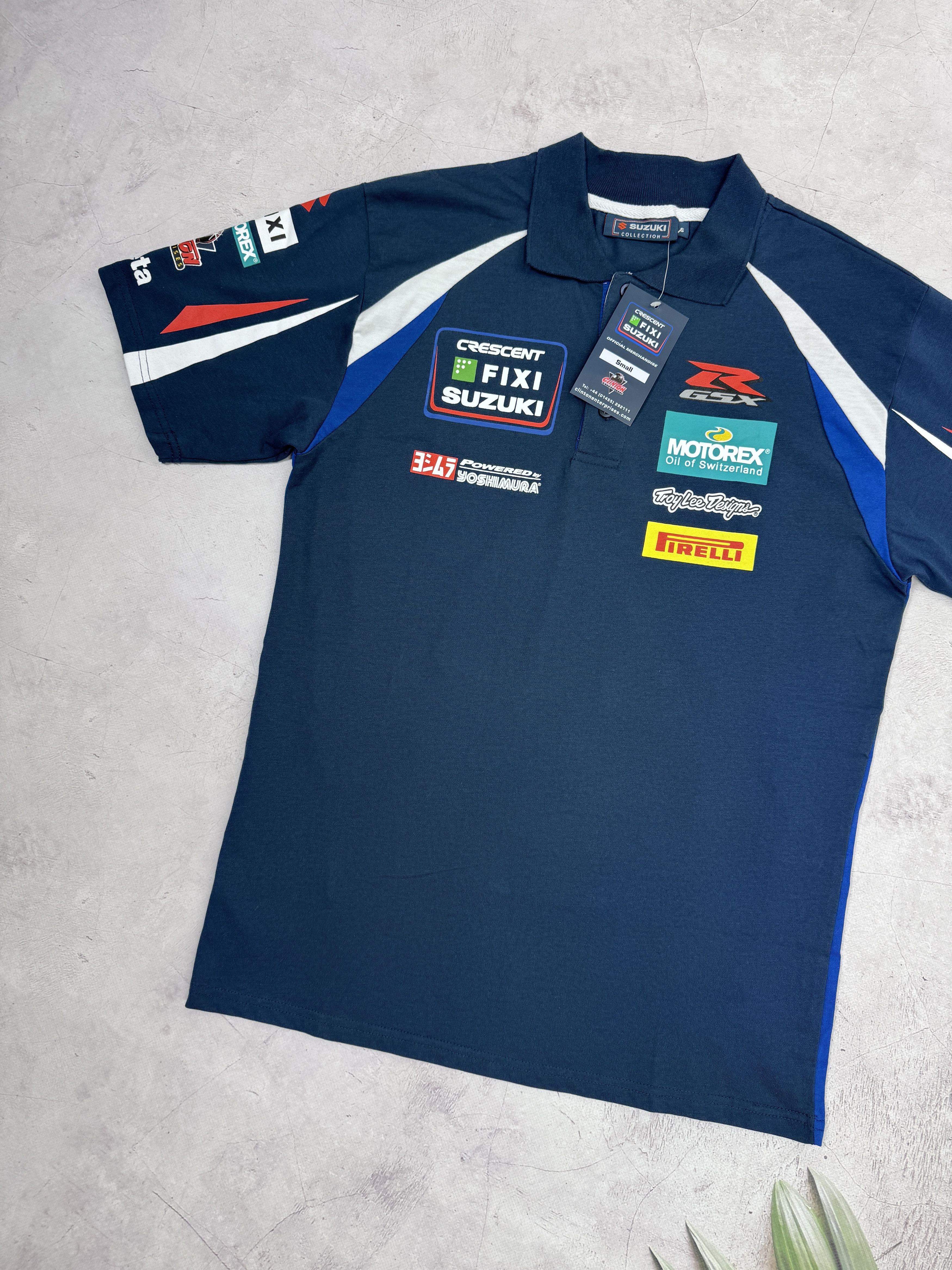 Other Crescent Fixi Suzuki World Superbike Team Polo T-Shirt Size US S / EU 44-46 / 1 - 3 Thumbnail