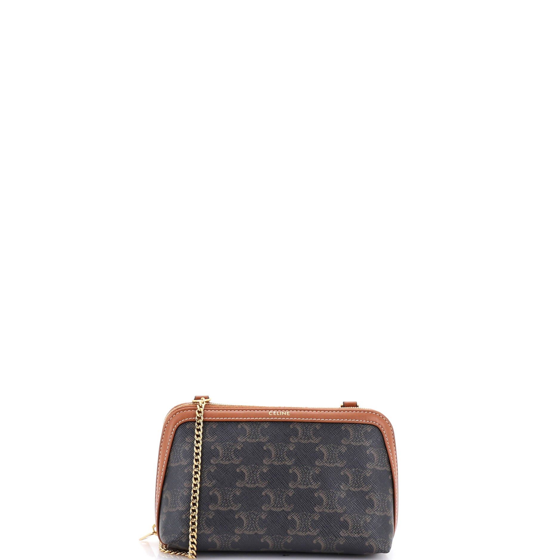 Celine Zip Around Chain Clutch Size ONE SIZE - 1 Thumbnail