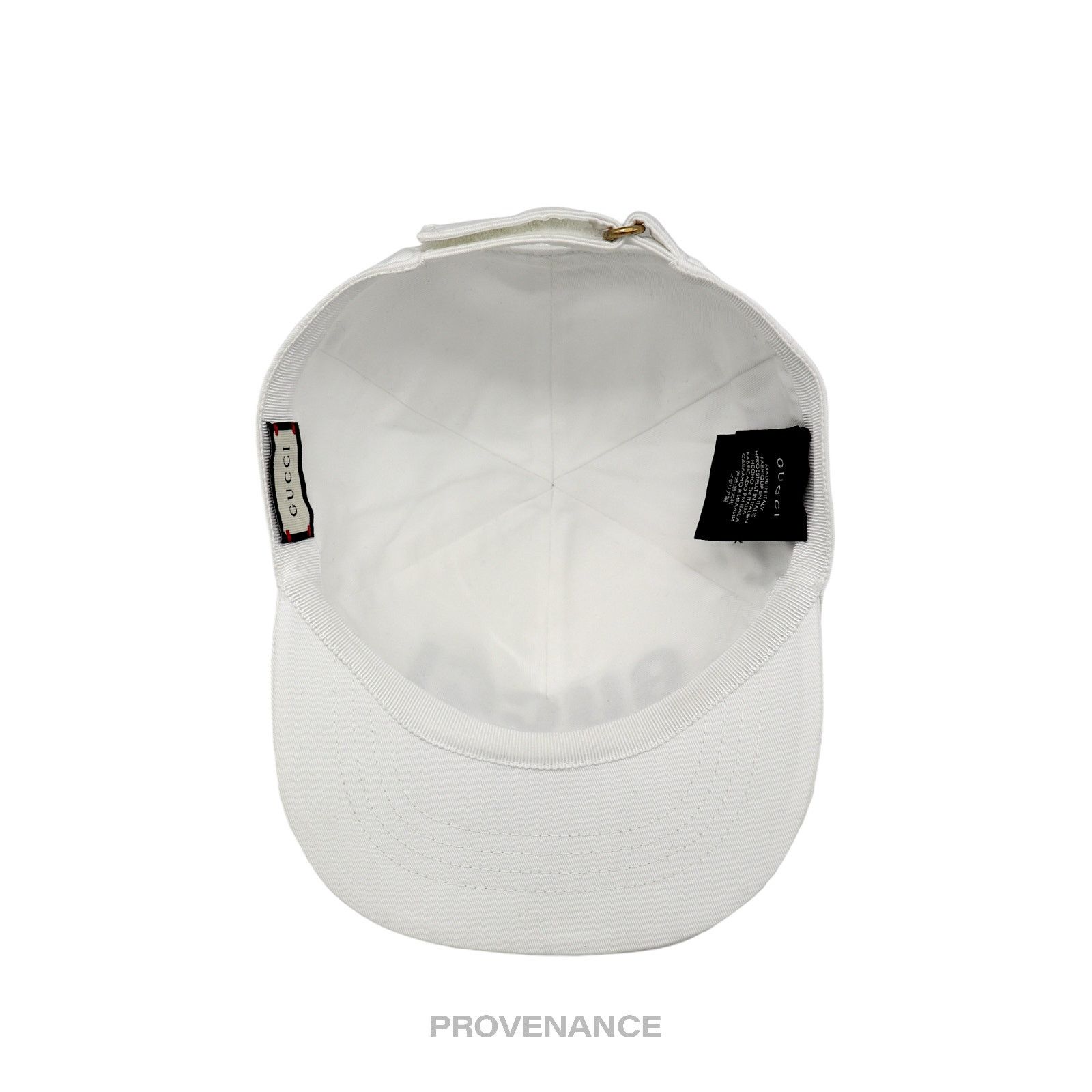 Gucci 🔴 Gucci Campaign Hat Cap - White Size ONE SIZE - 7 Thumbnail