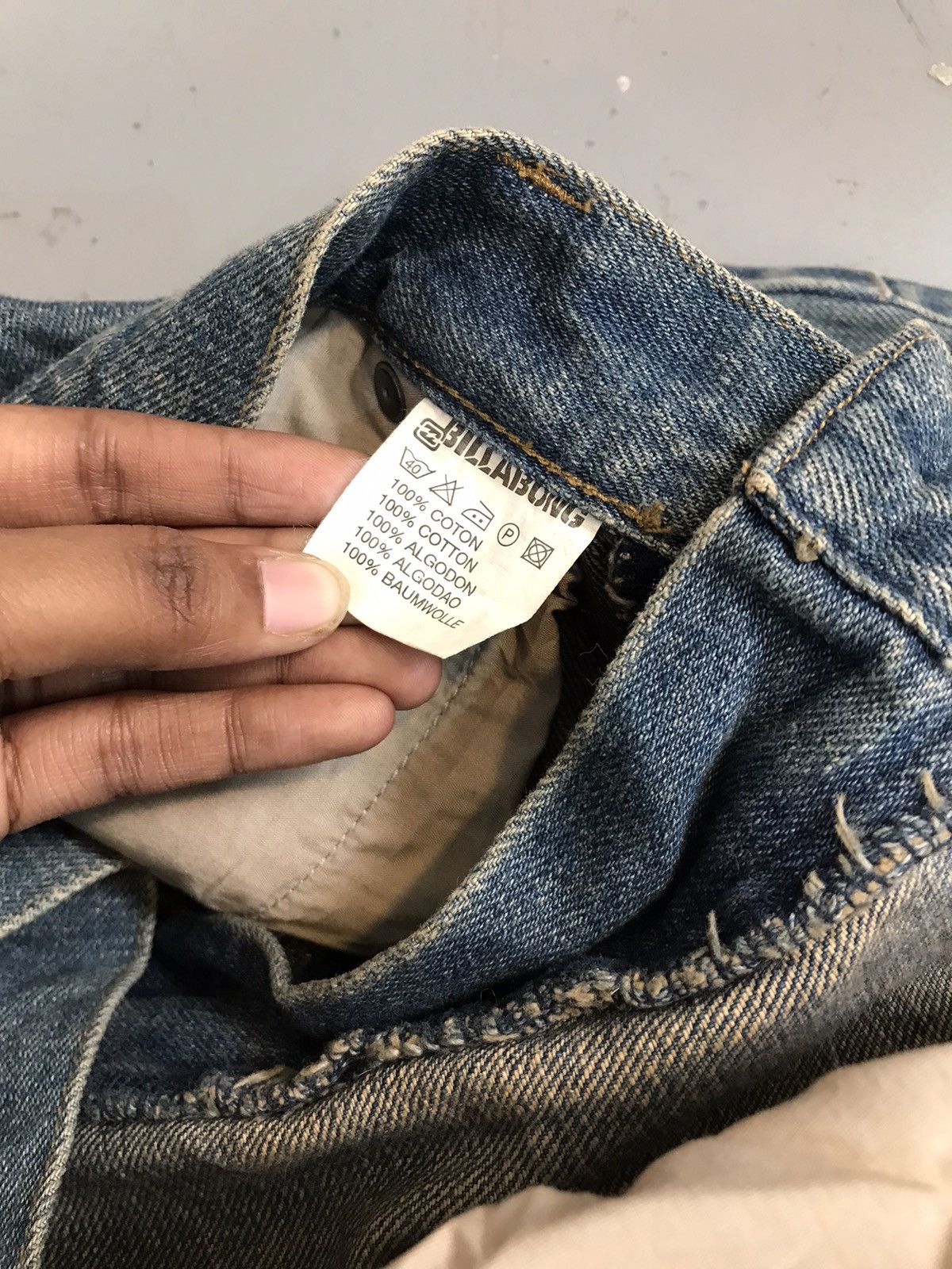 Billabong × Vintage Vintage billabong big pocket baggy denim Size US 36 / EU 52 - 7 Thumbnail
