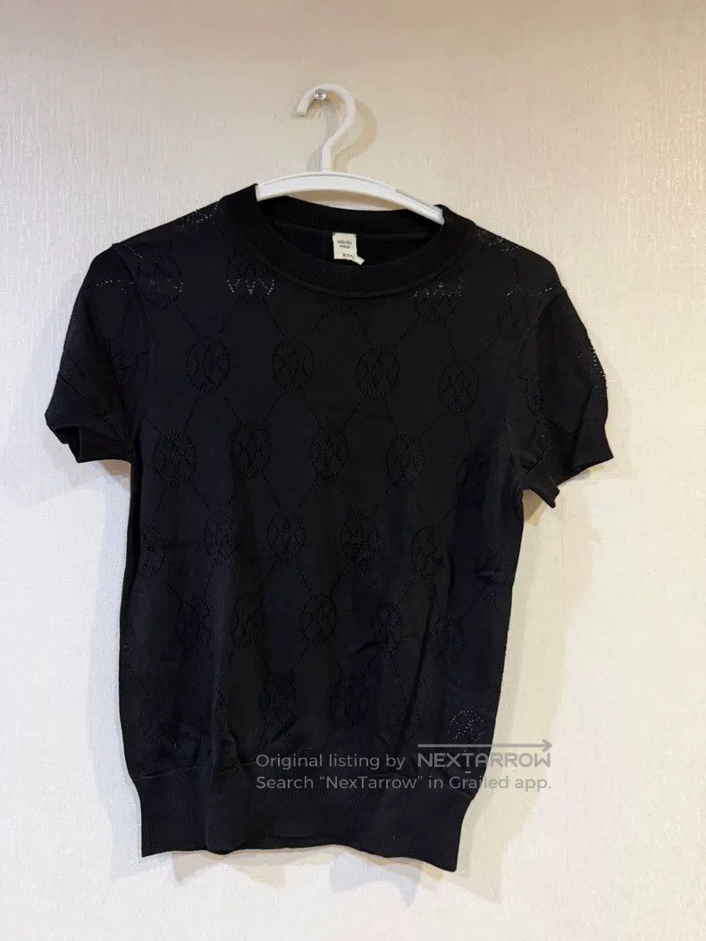 Hermes Hermes Black knitted short-sleeve Size XS / US 0-2 / IT 36-38 - 1 Thumbnail