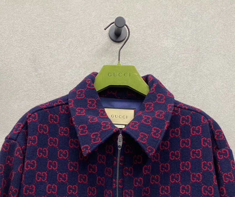 Gucci Gucci Printed wool zipper long-sleeved jacket 2501-Nextarro Size US M / EU 48-50 / 2 - 4 Thumbnail