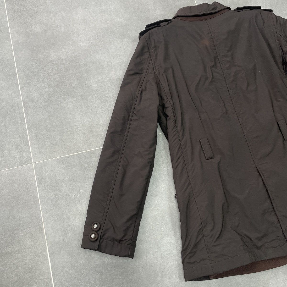 Versace × Vintage Vintage Gianni Versace Women Trench Coat Jacket Size 42 Size M / US 6-8 / IT 42-44 - 20 Thumbnail