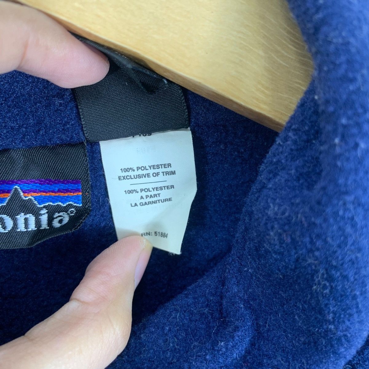 Patagonia Vintage PATAGONIA MADE IN USA Striped Fleece Polo Tee Shirt Size US M / EU 48-50 / 2 - 10 Thumbnail