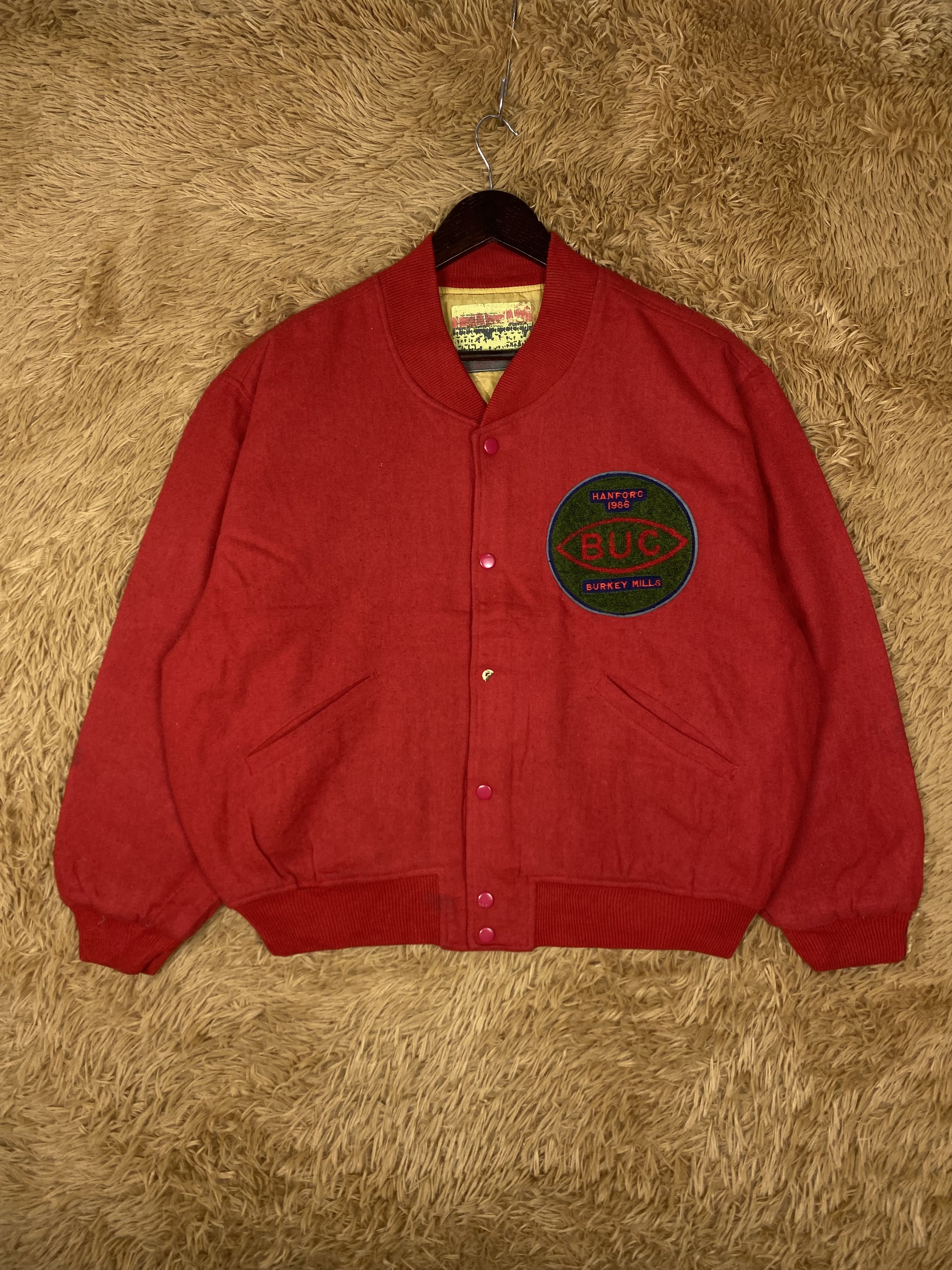 Vintage Vintage Burkey Hills Varsity Jacket DJ0311 Size US L / EU 52-54 / 3 - 1 Thumbnail