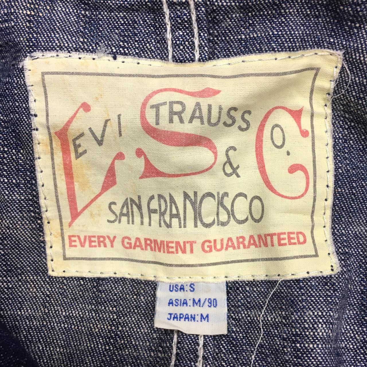 Levi's Vtg LEVI STRAUSS & CO San Francisco Blue Denim Jacket Paint Size US S / EU 44-46 / 1 - 4 Thumbnail