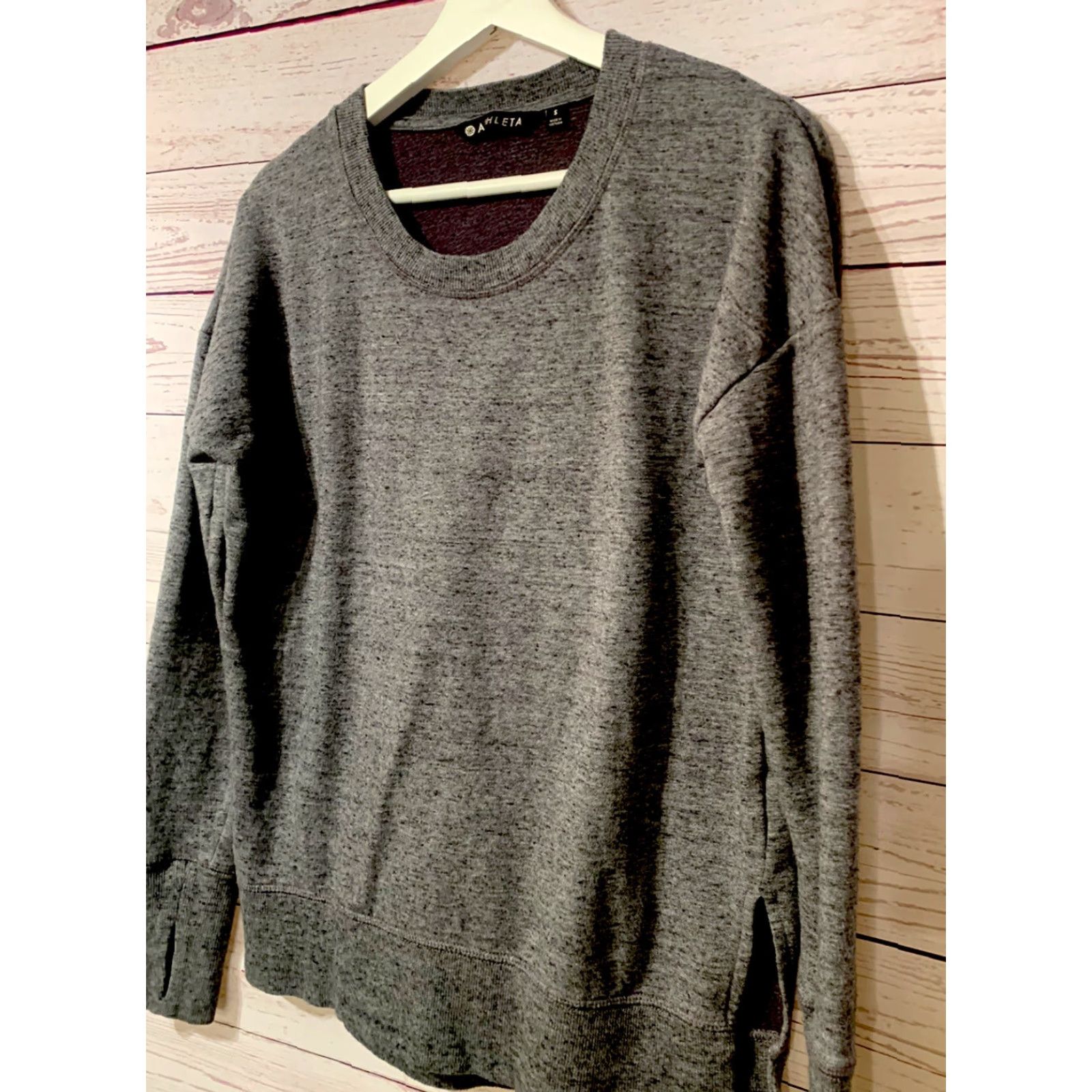 Athleta Womens Athleta Sweater Shirt Pullover Long Sleeve Boat Neck Multicolor Solid Size S Size S / US 4 / IT 40 - 3 Thumbnail