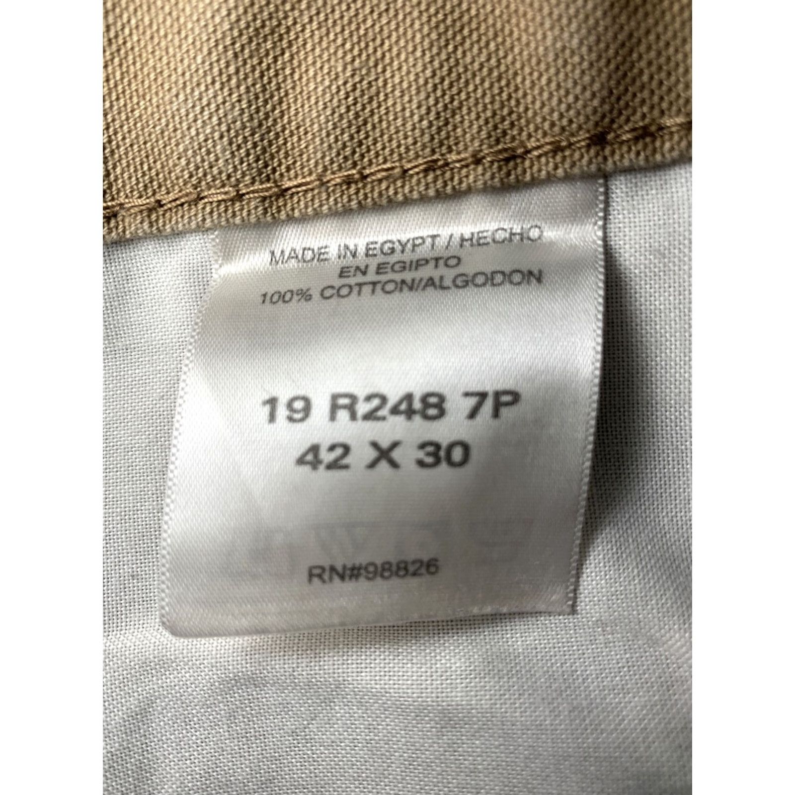 Vintage C.E. Schmidt Workwear Men's 42x30 Carpenter Canvas Light Brown Work Pants Size US 42 / EU 58 - 7 Thumbnail