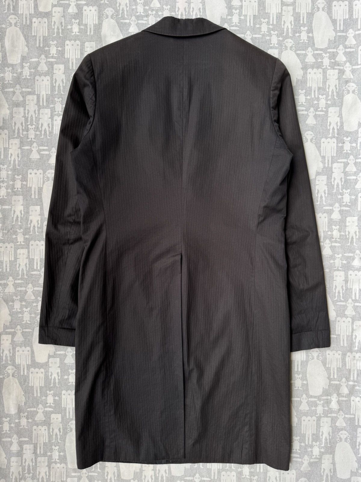 Raf Simons Raf Simons SS98 Satan Peak Lapel Pinstripes Cotton Coat Size US L / EU 52-54 / 3 - 5 Thumbnail