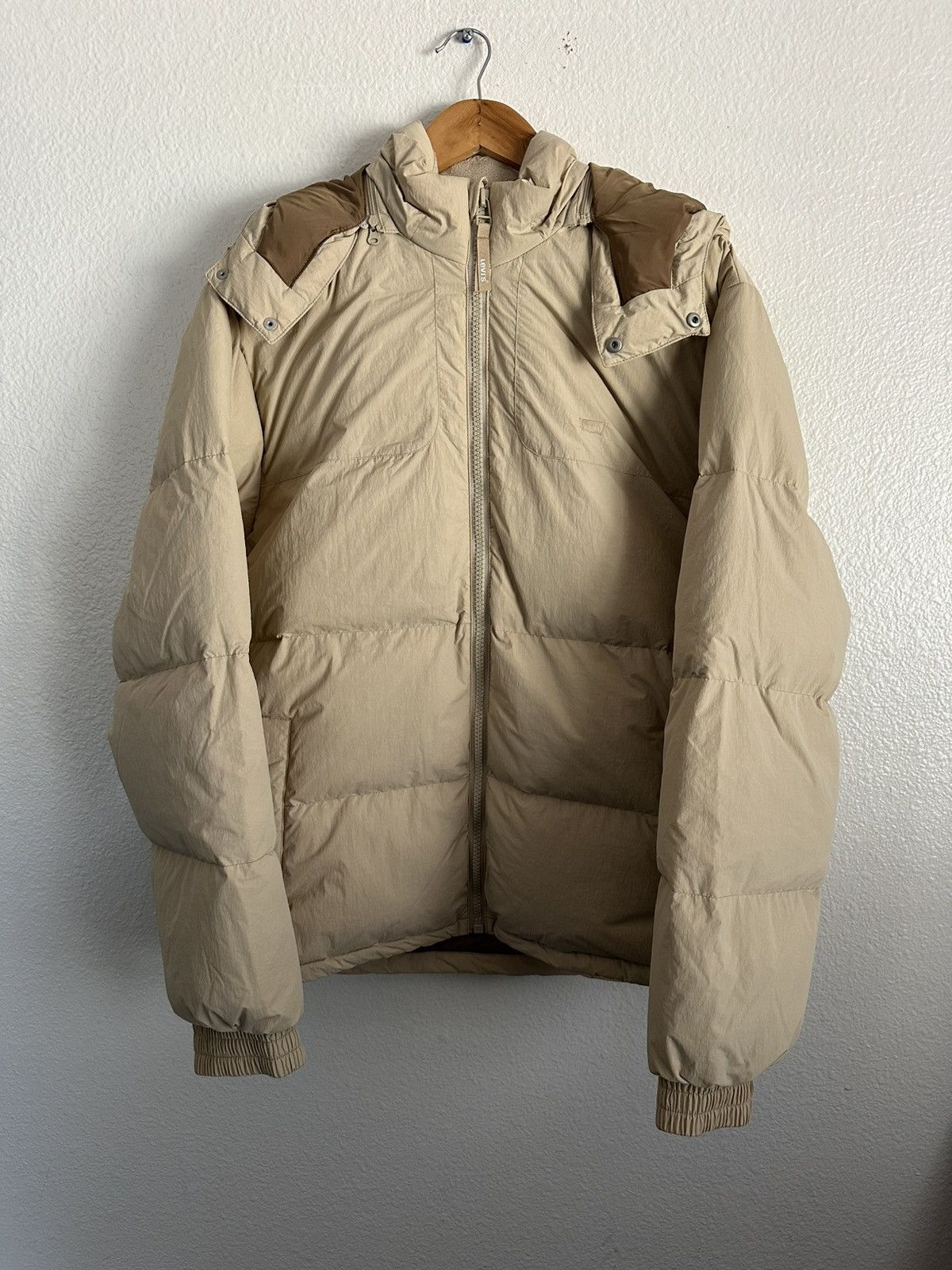 Levi's Levi’s Puffer Down Insulated Water Repellent Jacket Hood Size US L / EU 52-54 / 3 - 1 Thumbnail