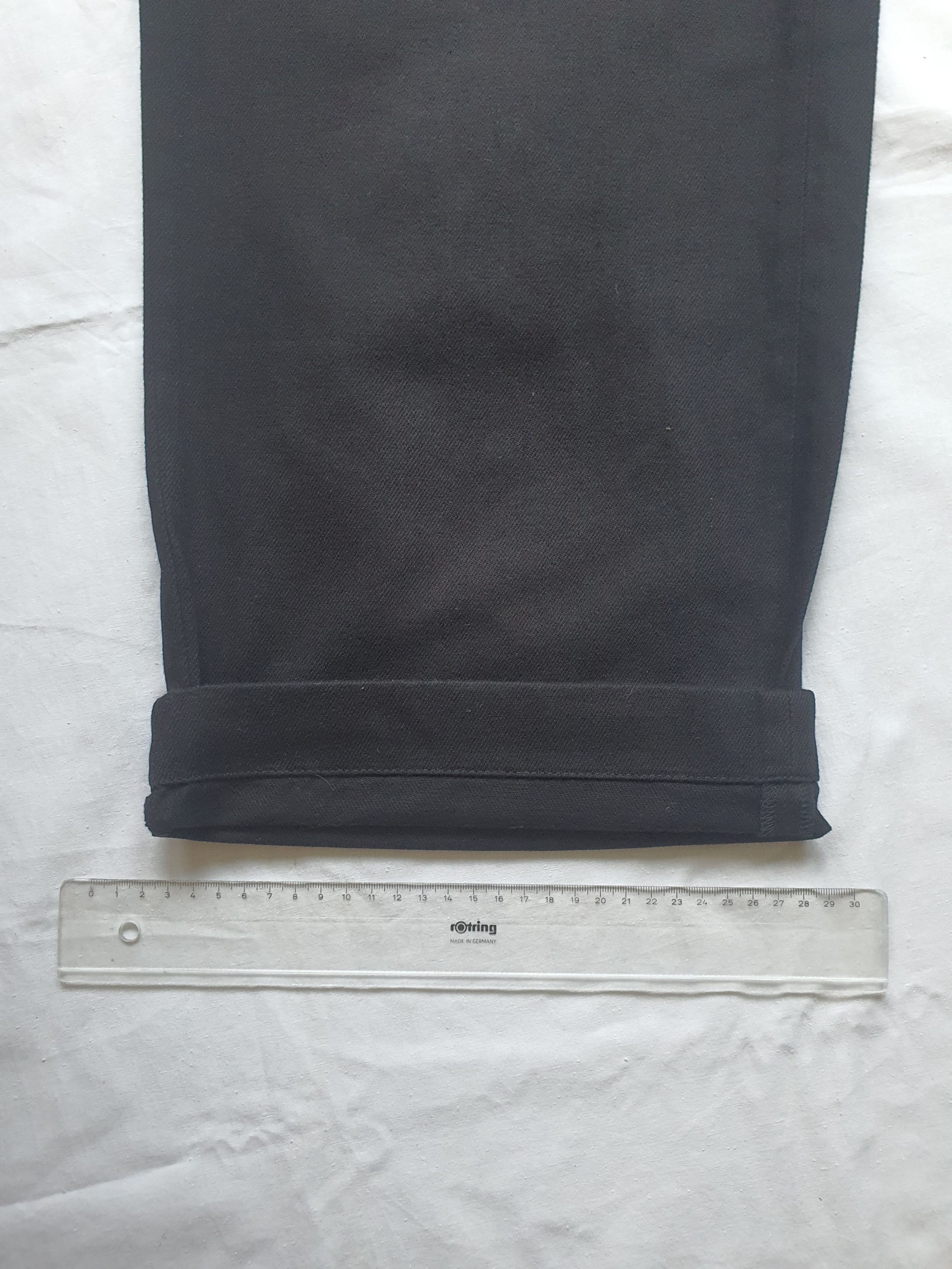 Uniqlo INES DE LA FRESSANGE - ''Denim Pleated Wide Pants'' Size 28" / US 6 / IT 42 - 12 Thumbnail