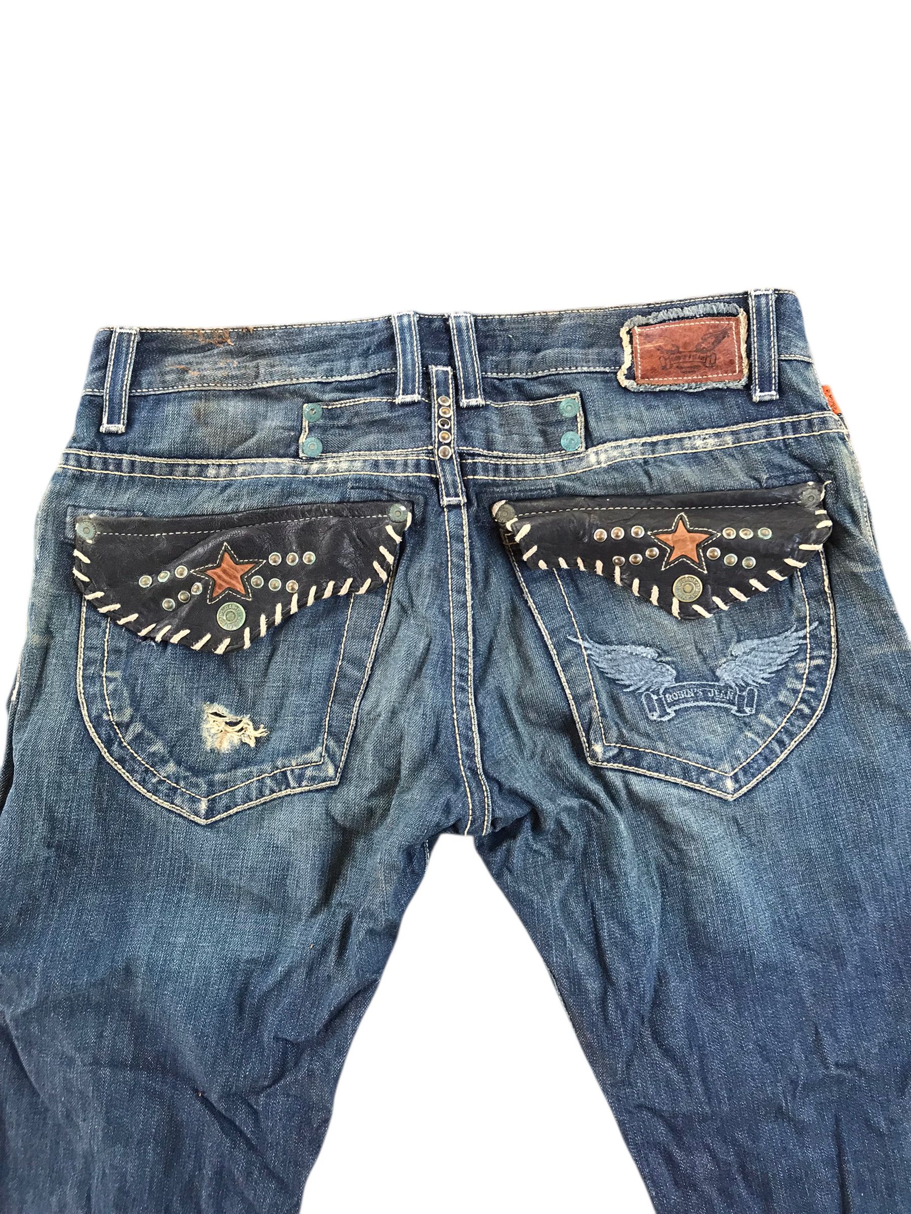 Robins Jeans Rare Robin’s Jean biker denim-34 size -made in usa Size US 36 / EU 52 - 4 Thumbnail